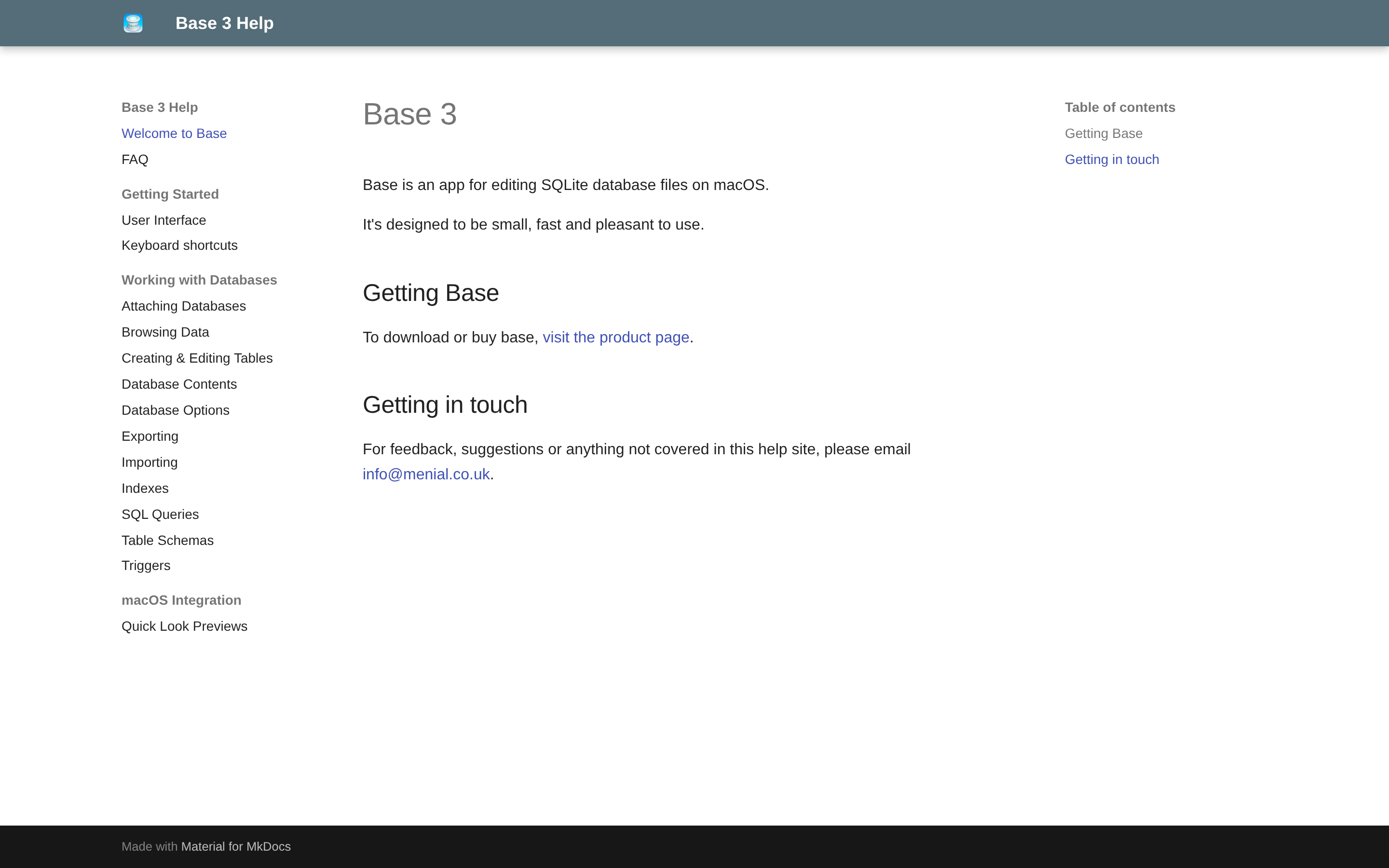 Base — docs