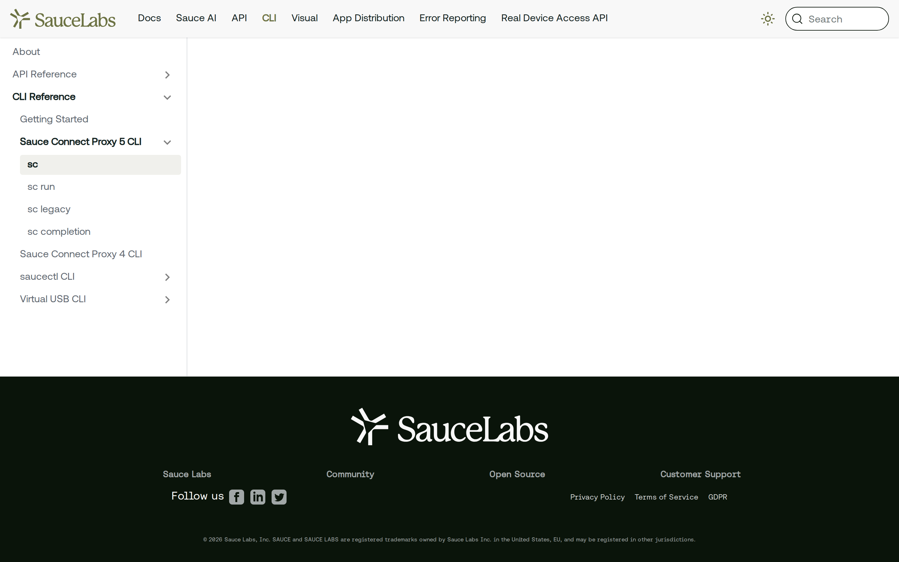 Sauce Connect 5 — docs