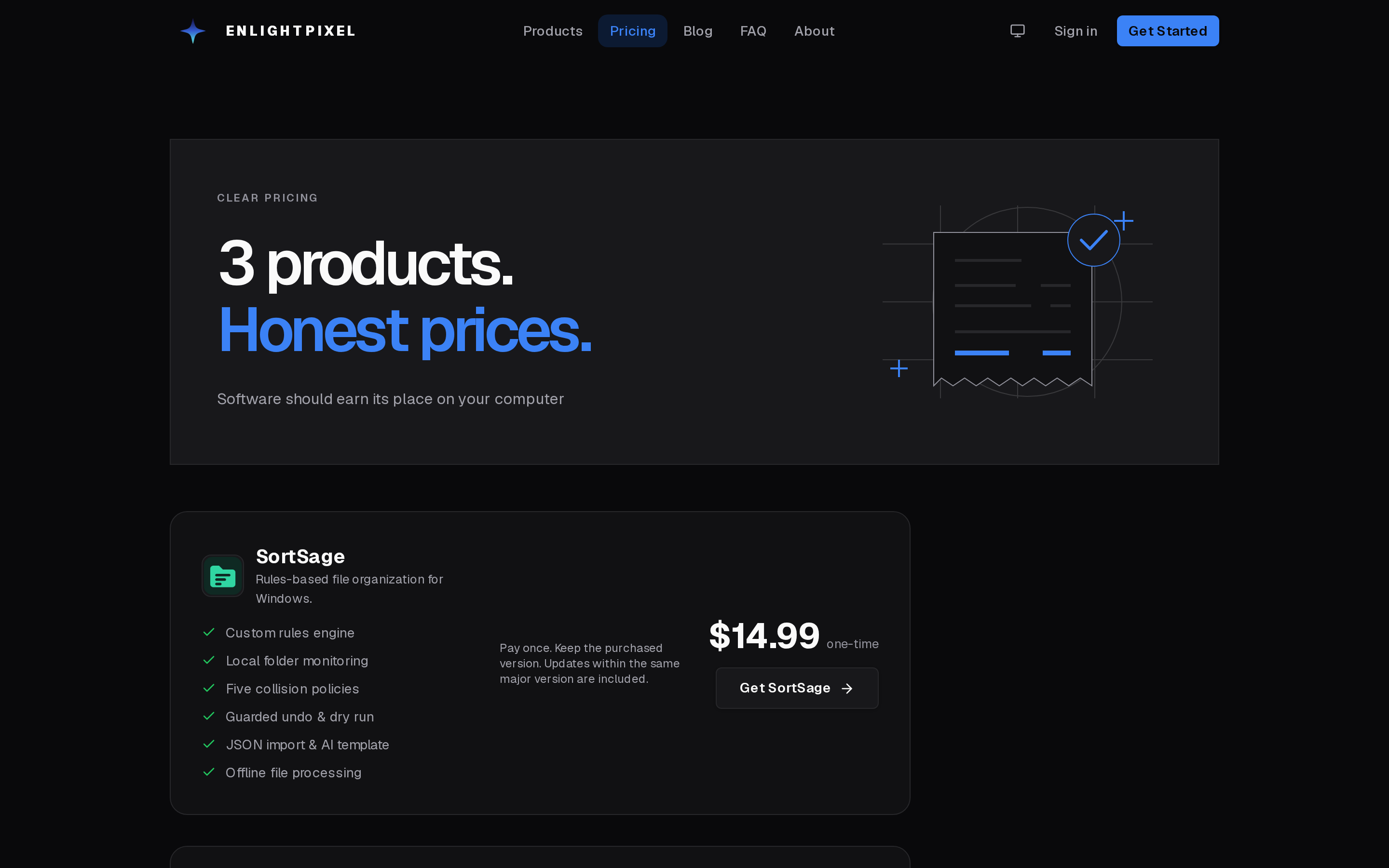 Tucklane — pricing