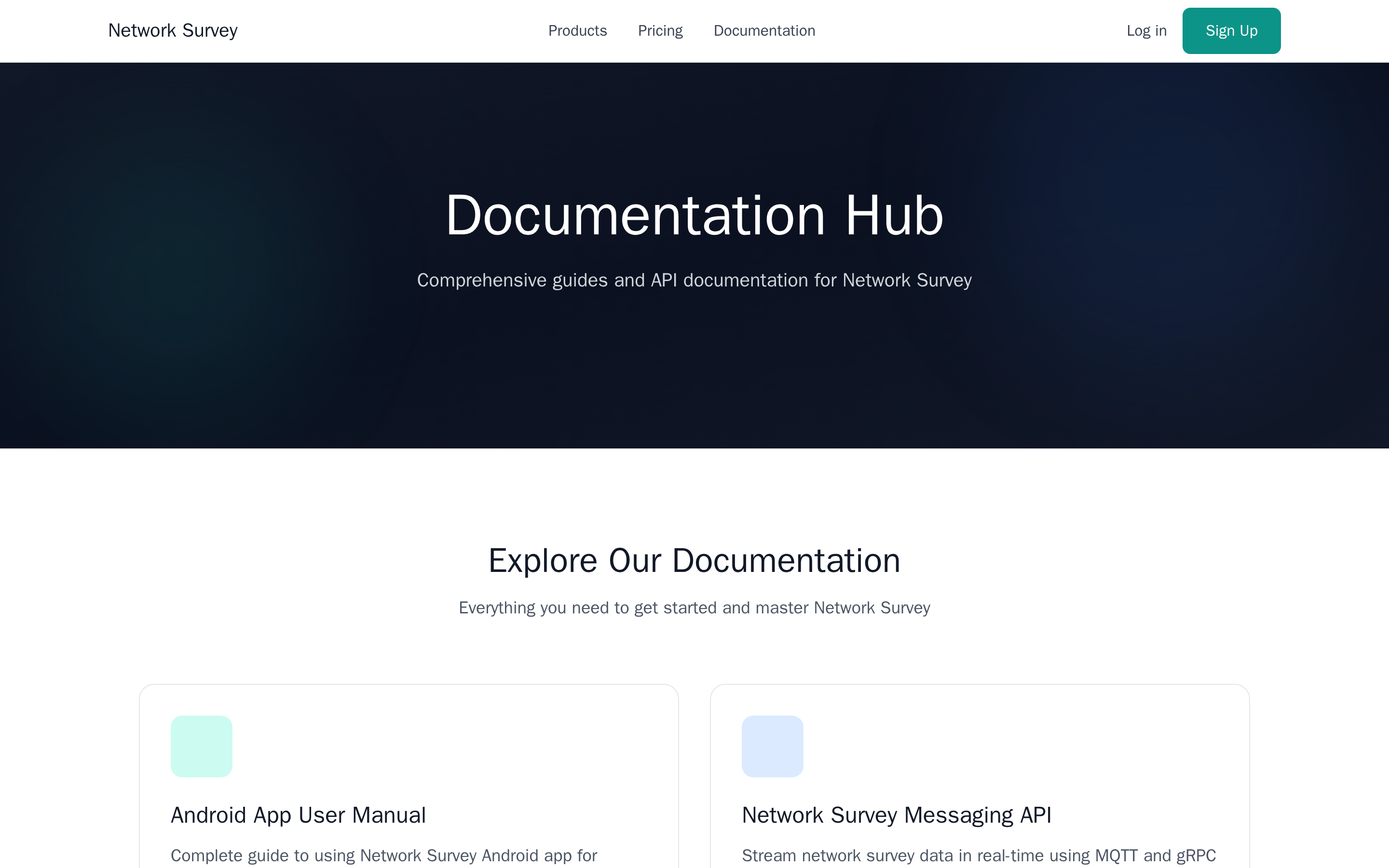 Network Survey — docs
