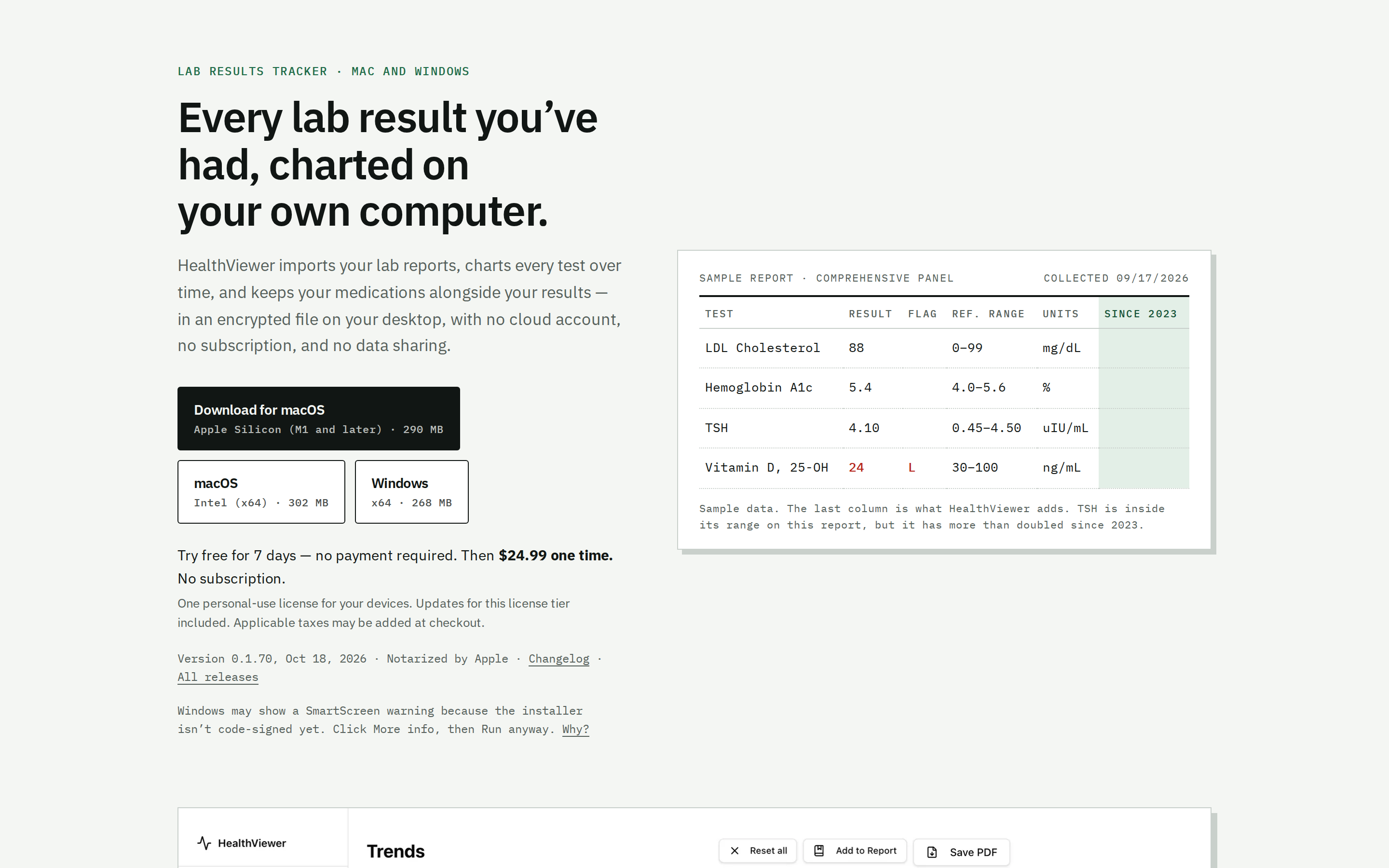 HealthViewer — hero