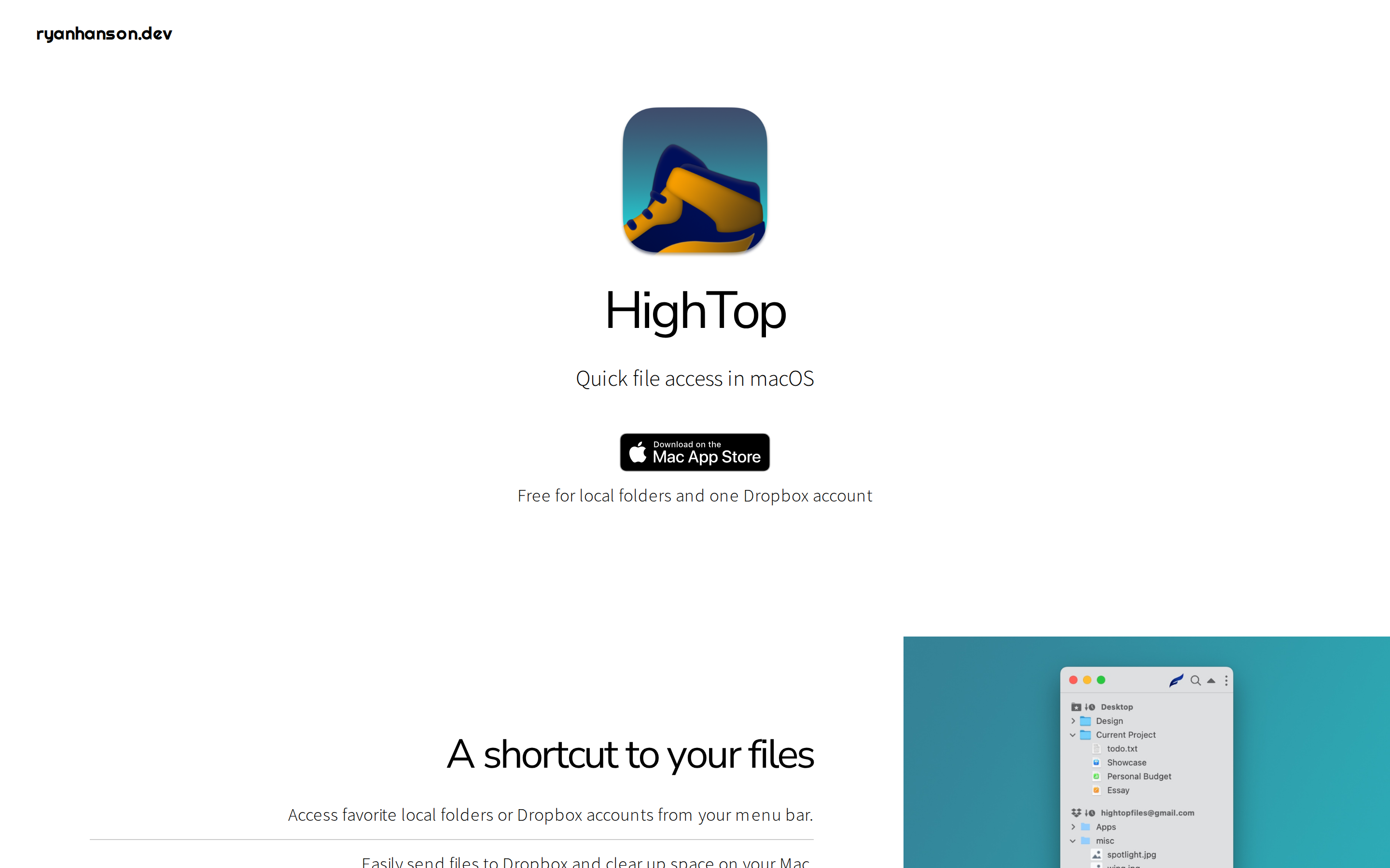 HighTop — hero