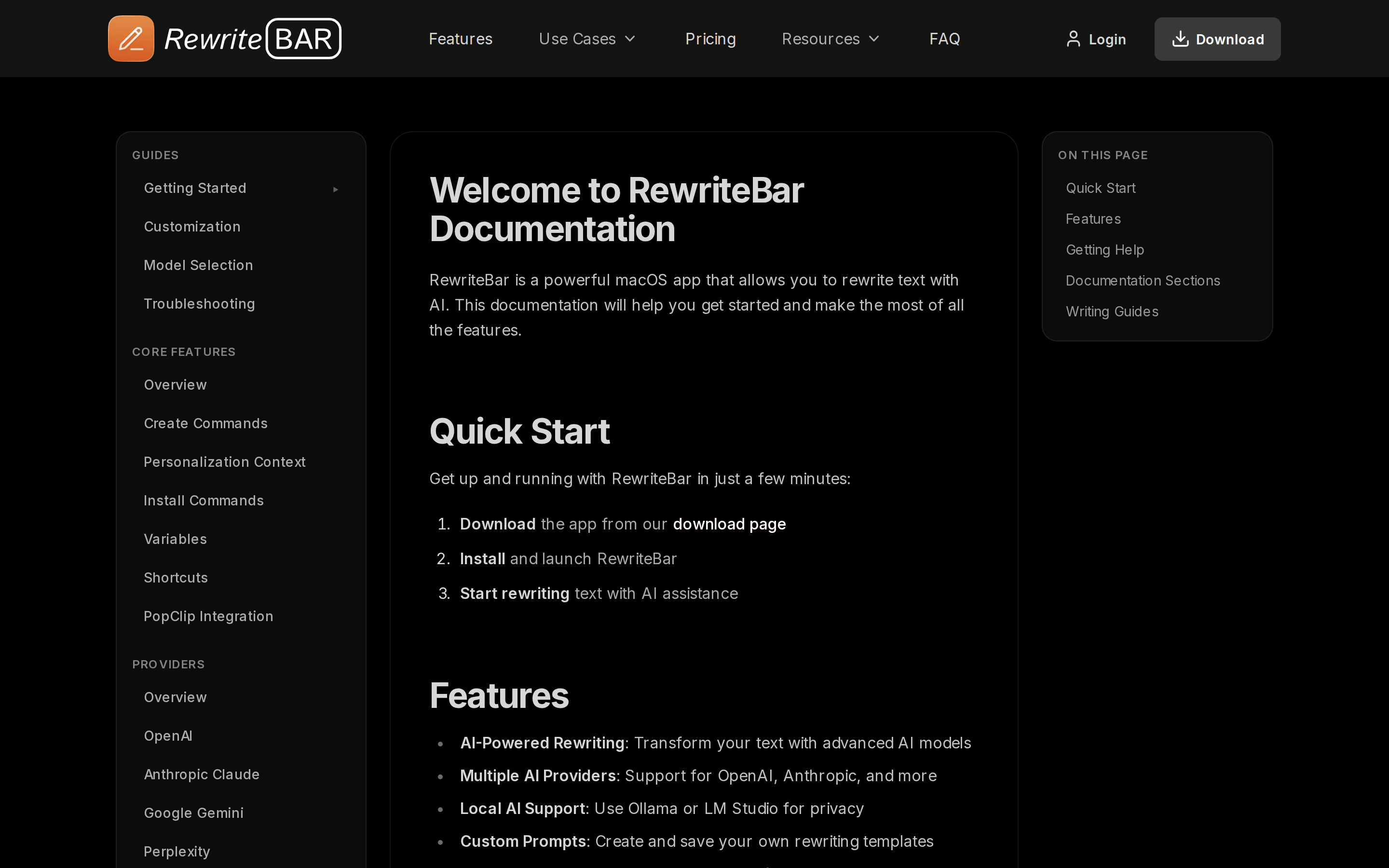 RewriteBar — docs