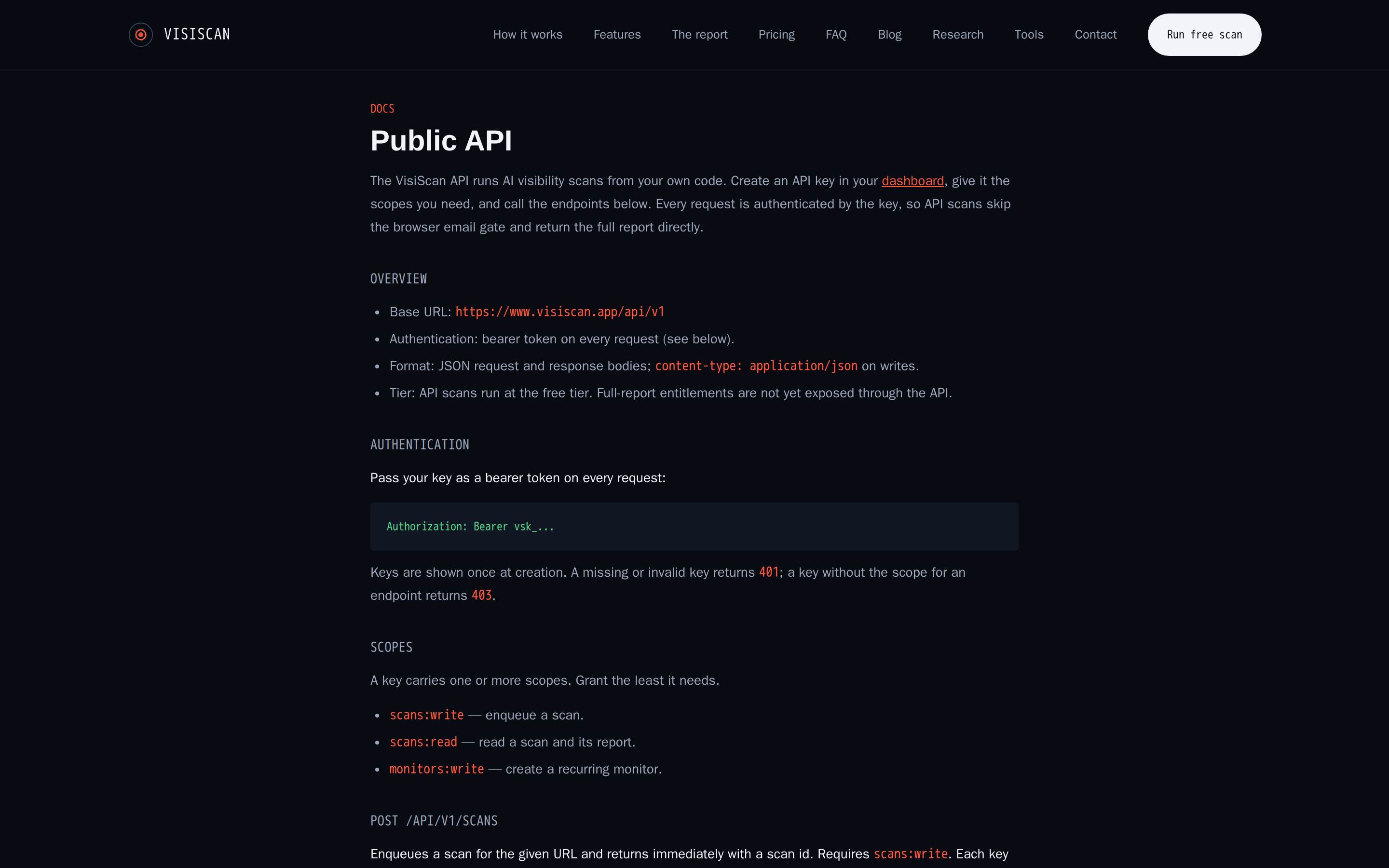 VisiScan — docs