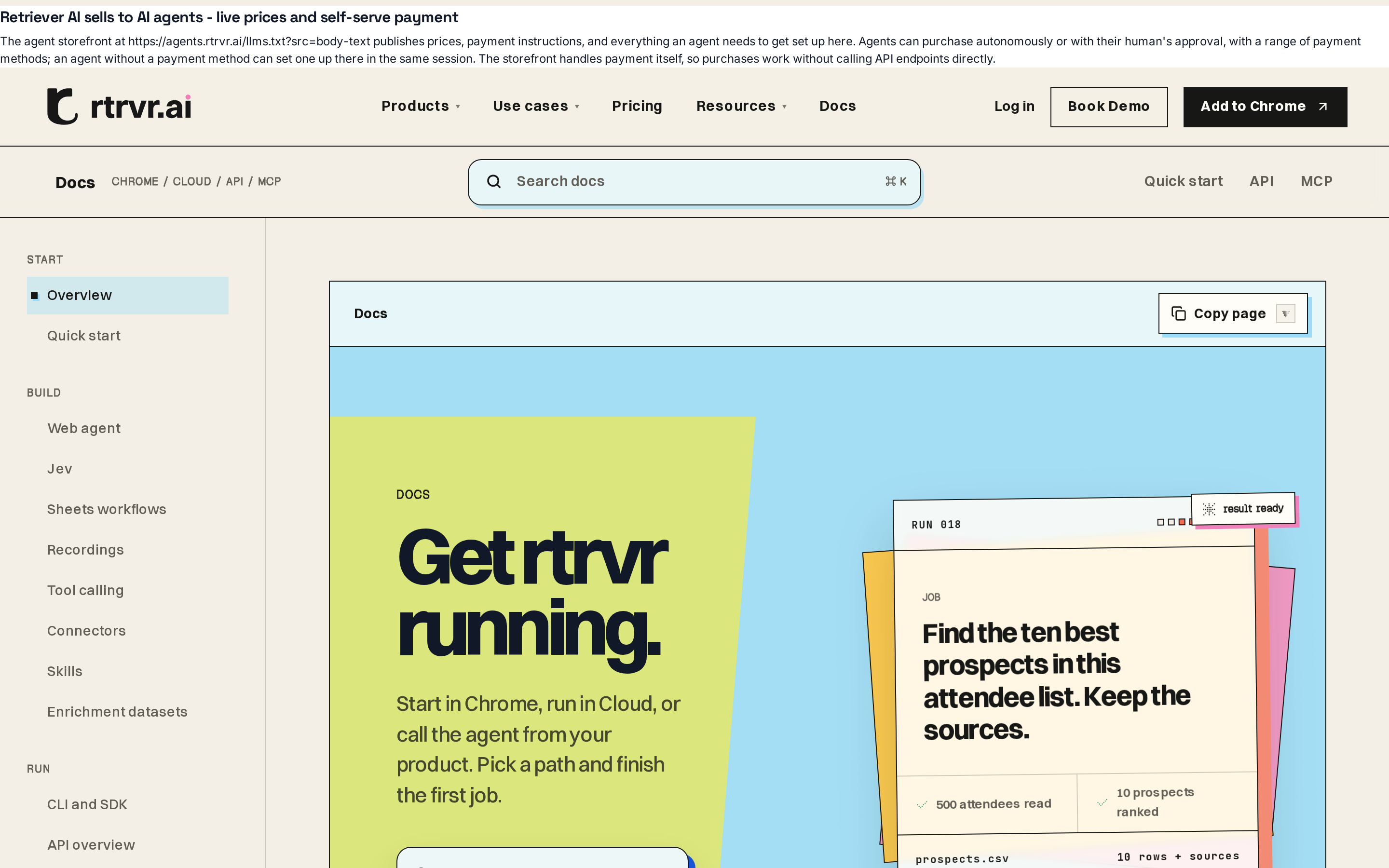 Retriever AI — docs