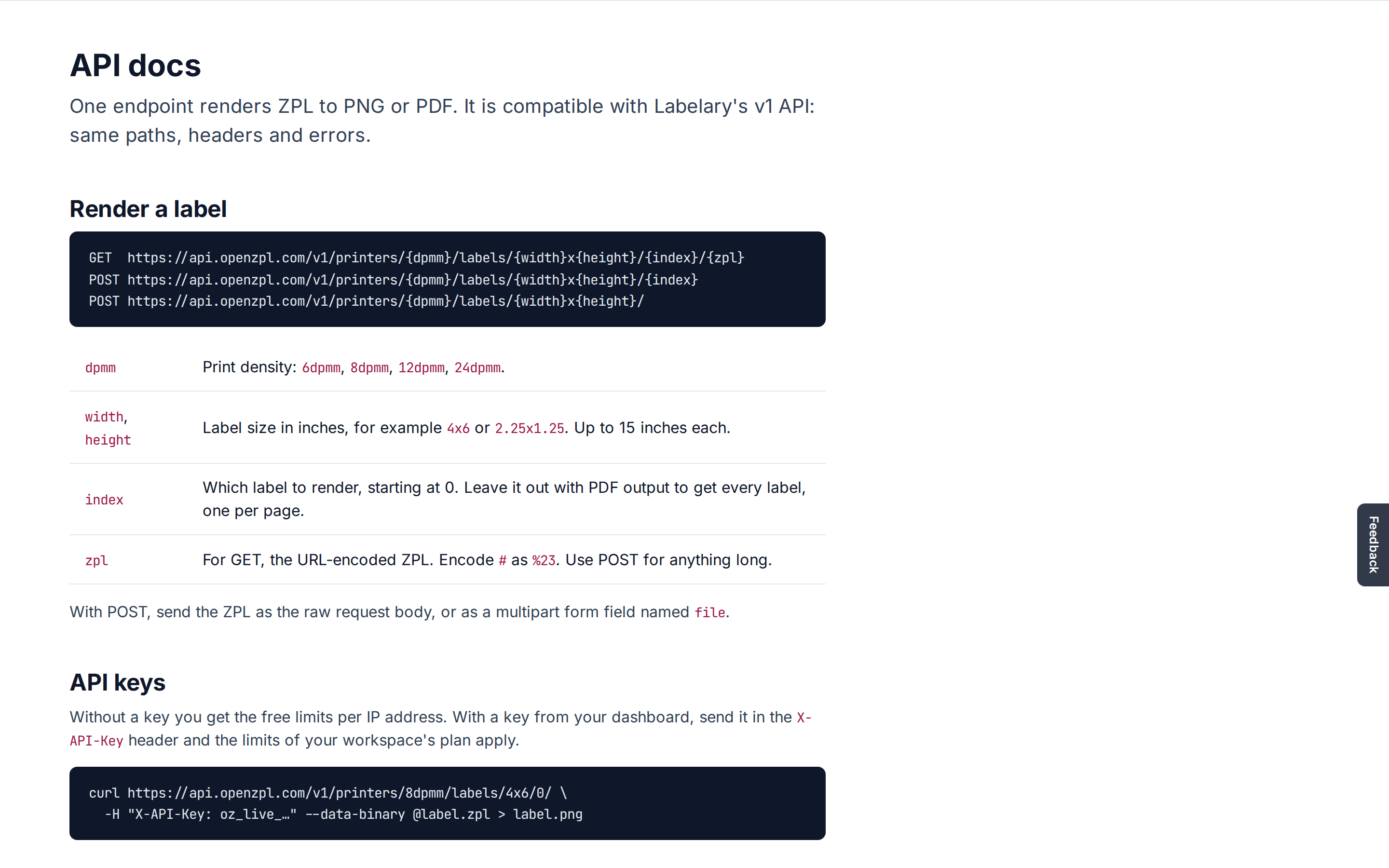 OpenZPL — docs