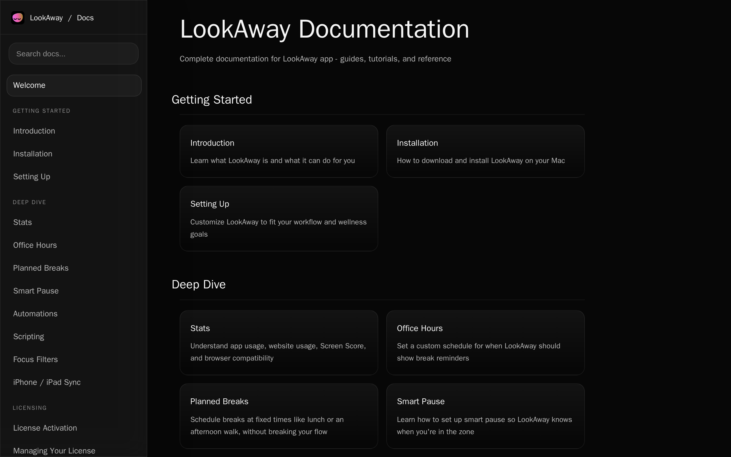 LookAway — docs