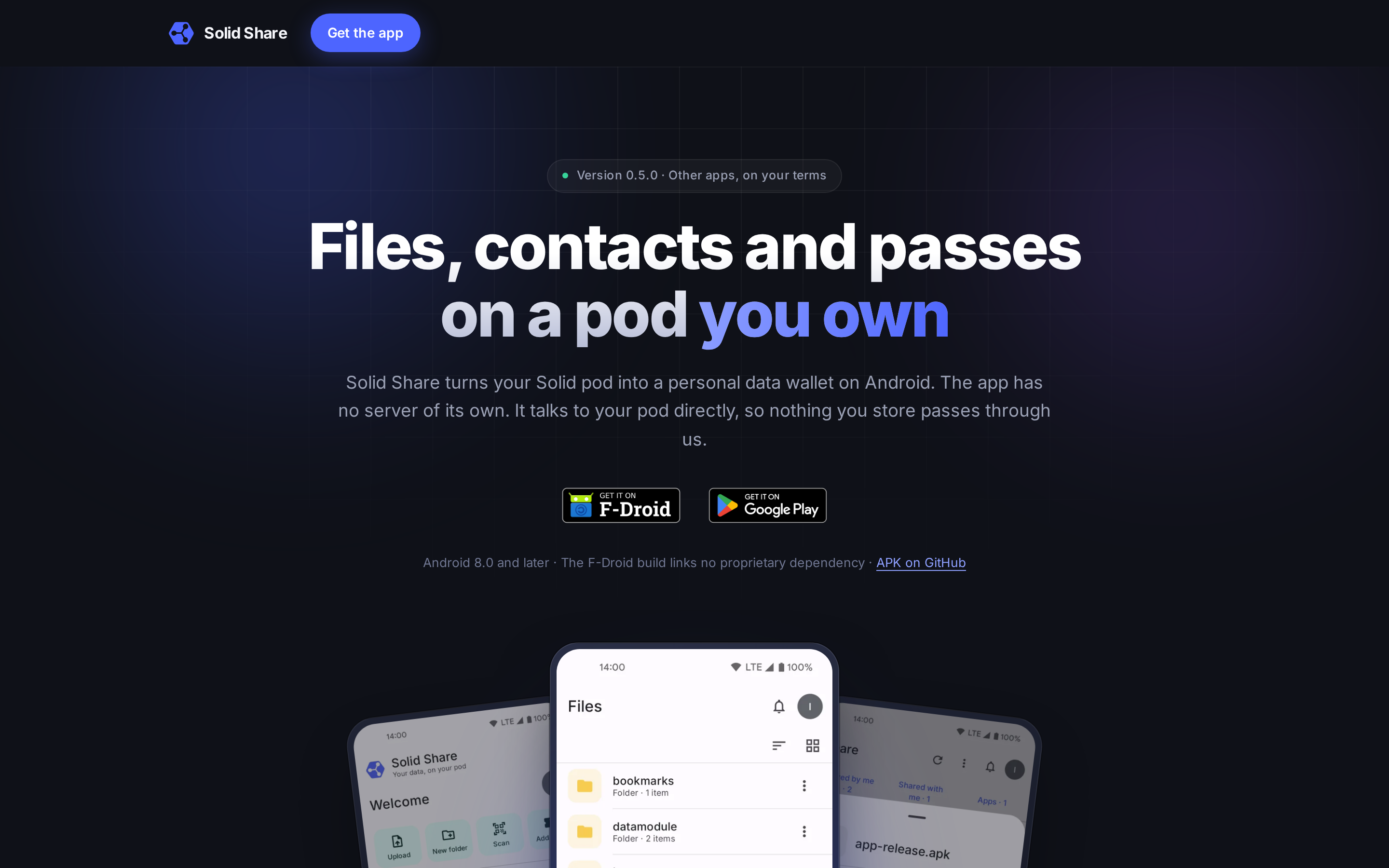 Solid Share — hero