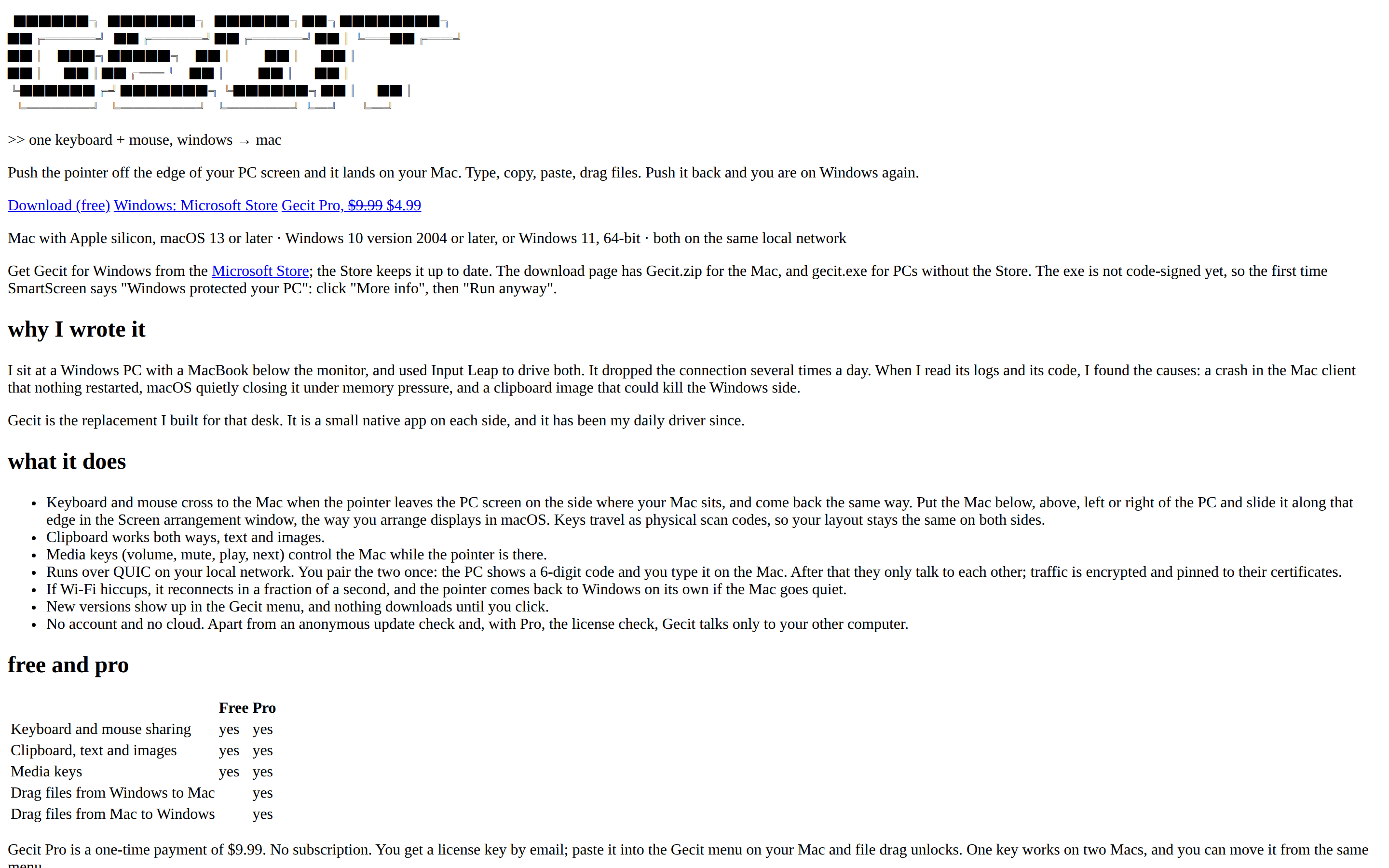 Gecit — hero
