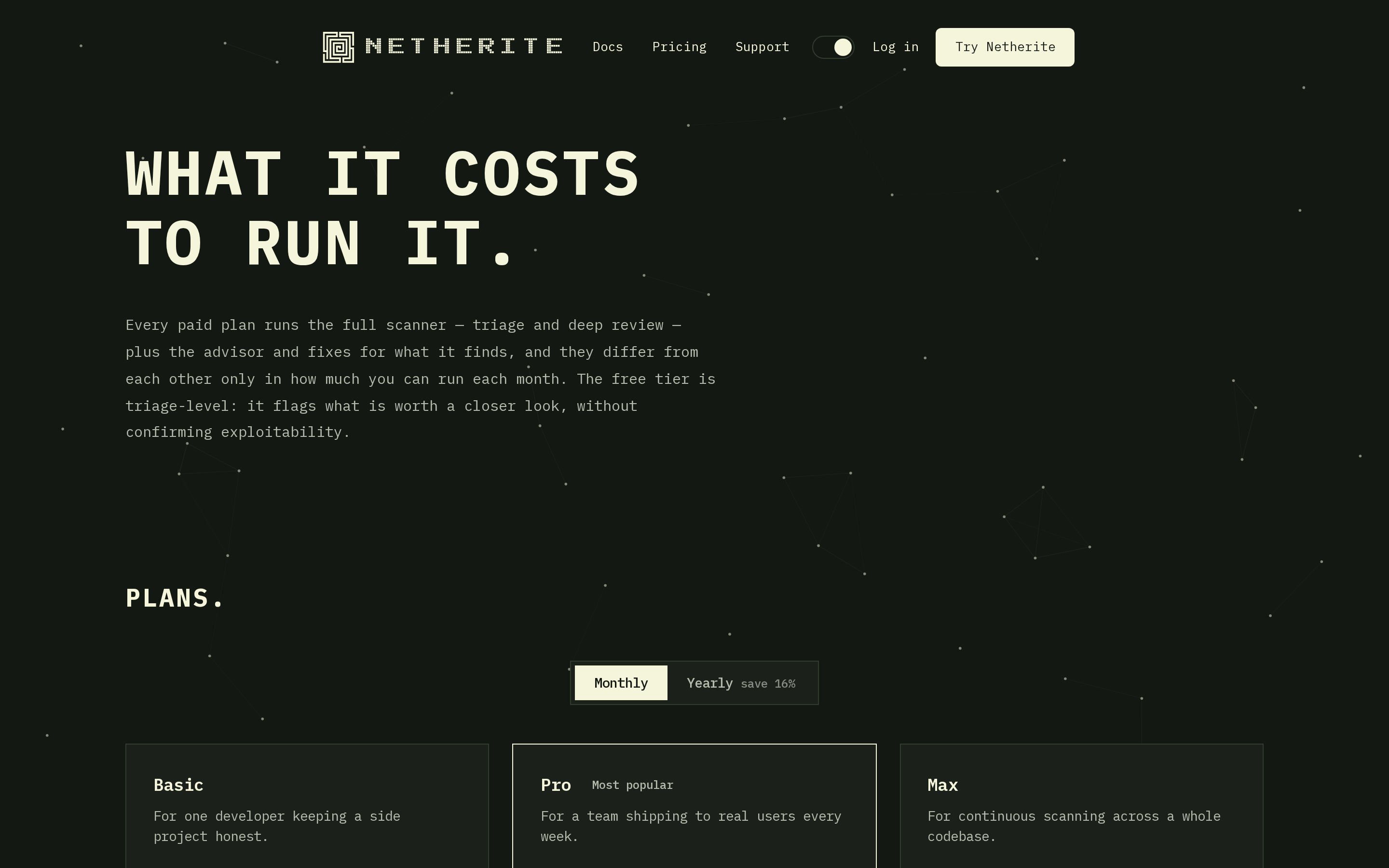 Netherite — pricing