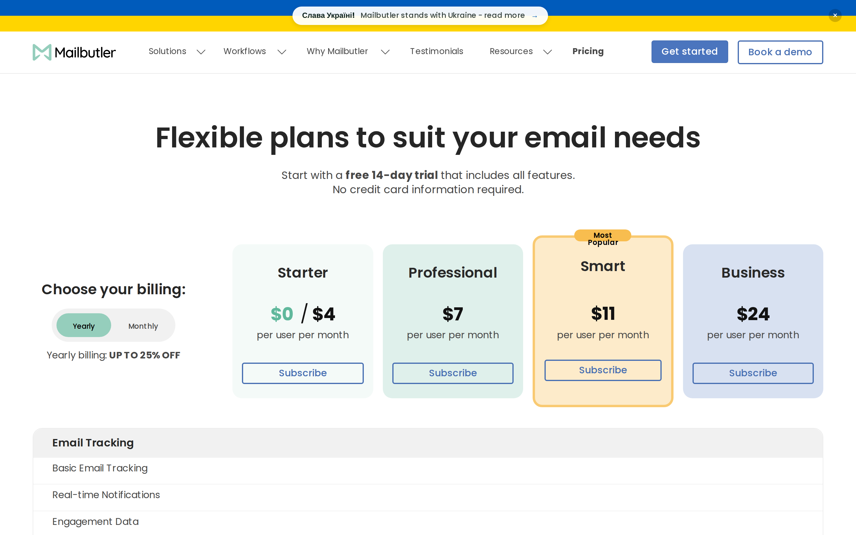 Mailbutler — pricing
