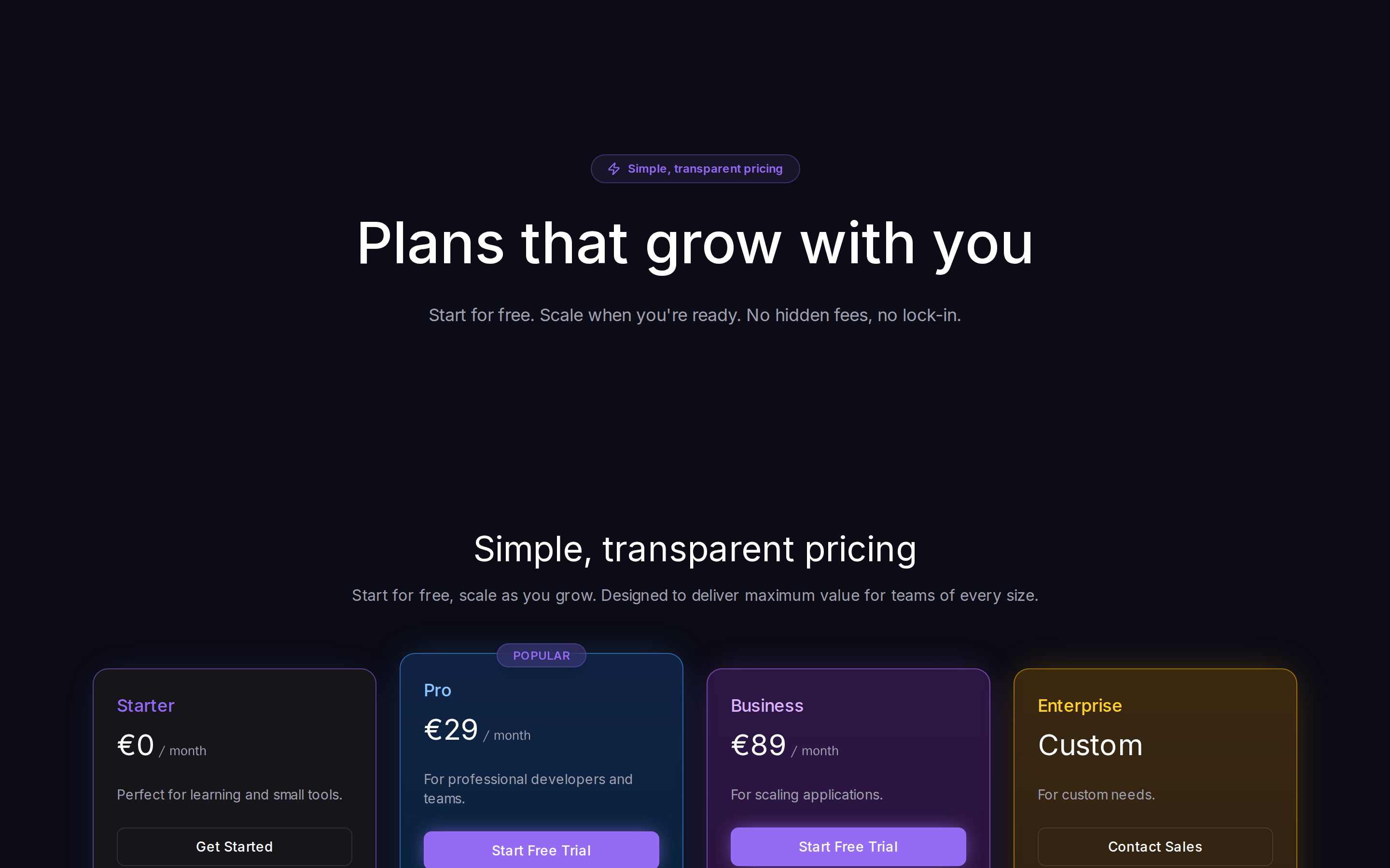 Rivinci — pricing