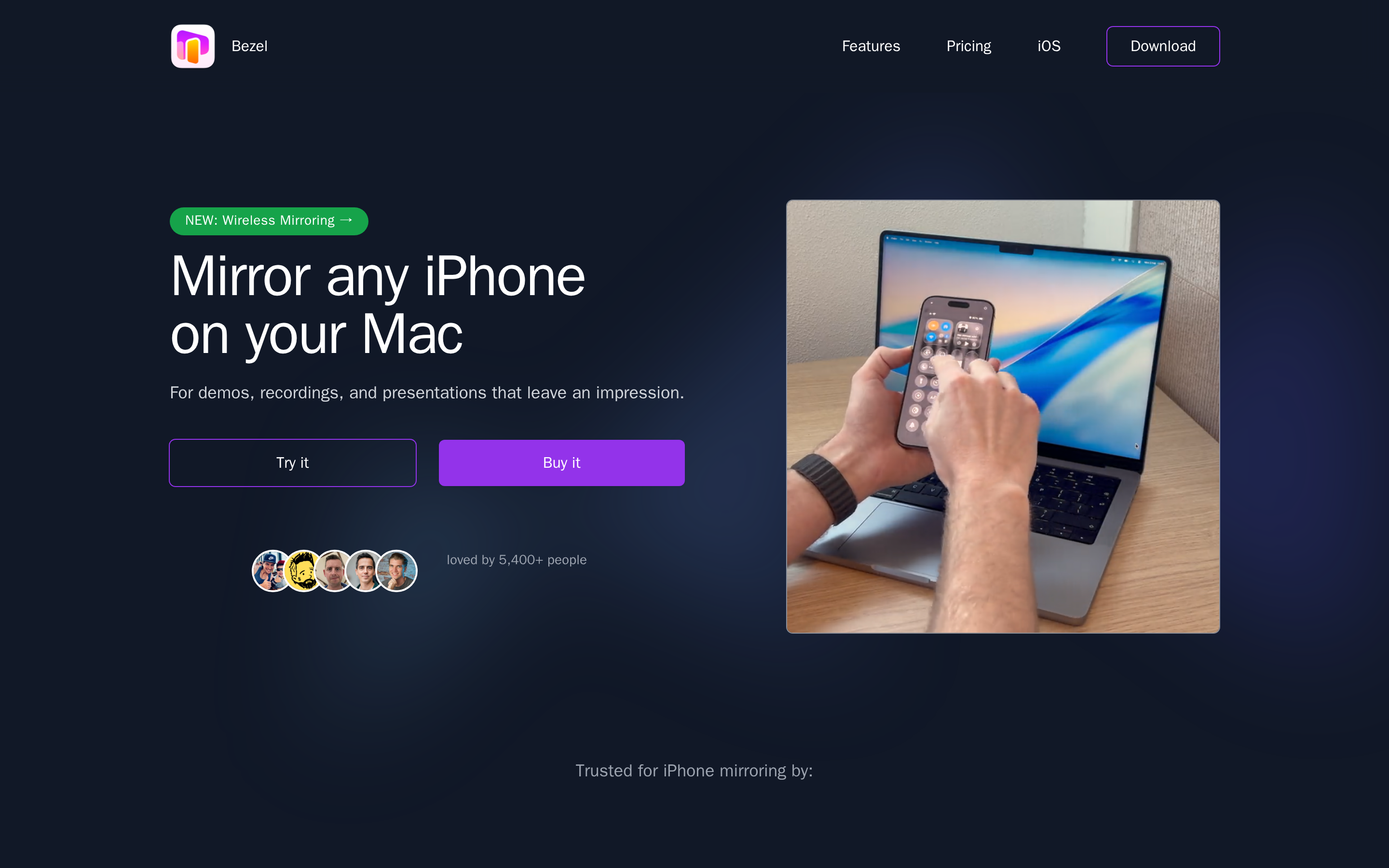 Bezel — hero