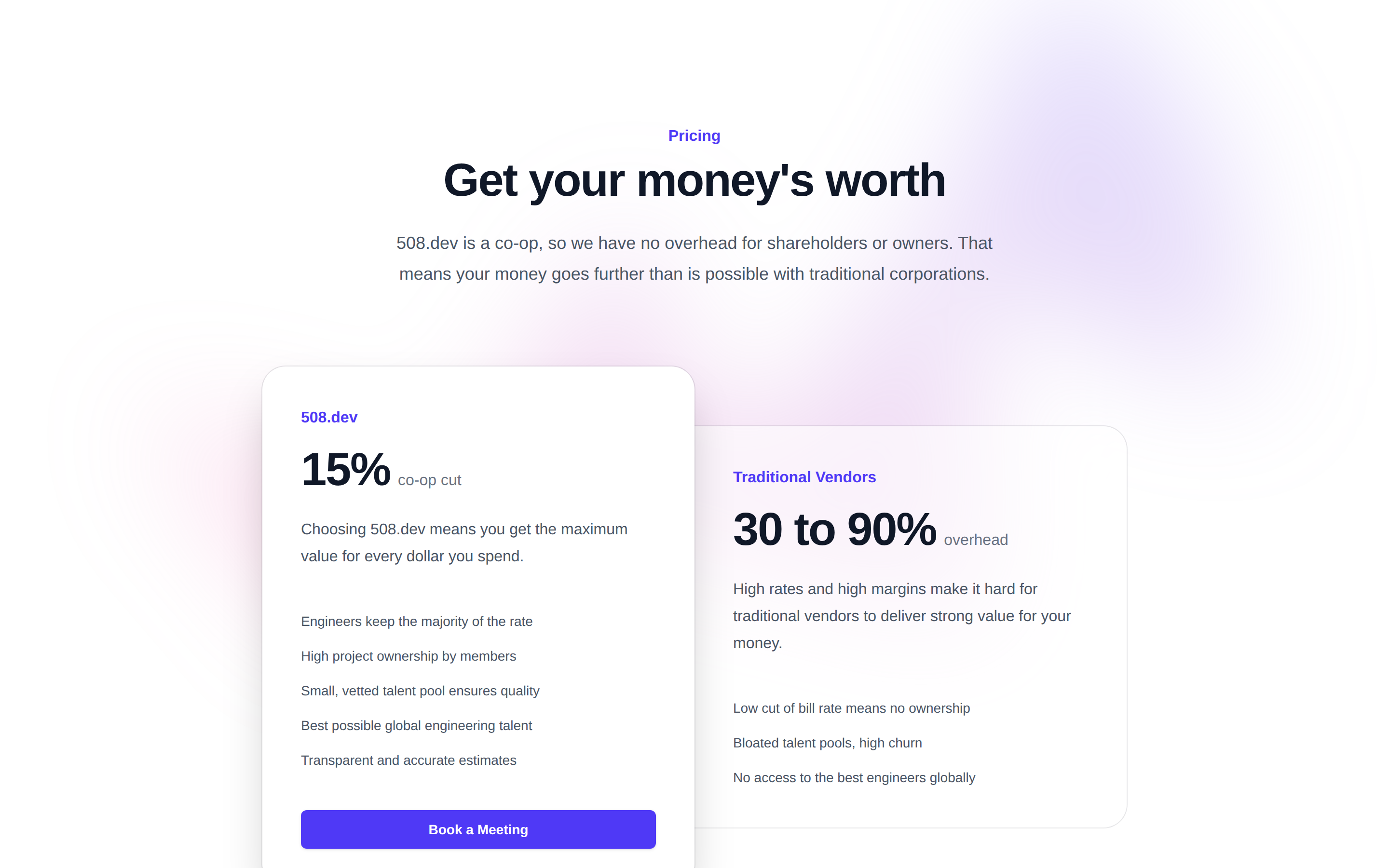 508.dev — pricing
