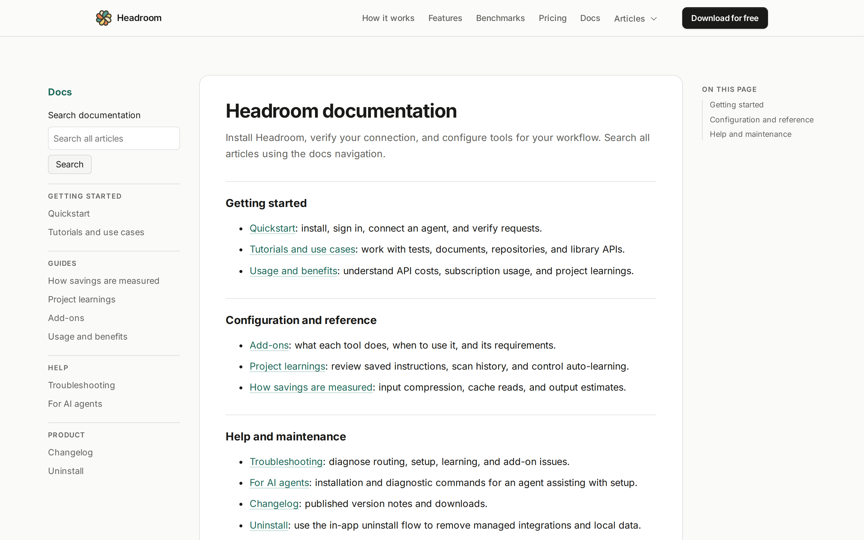Headroom — docs