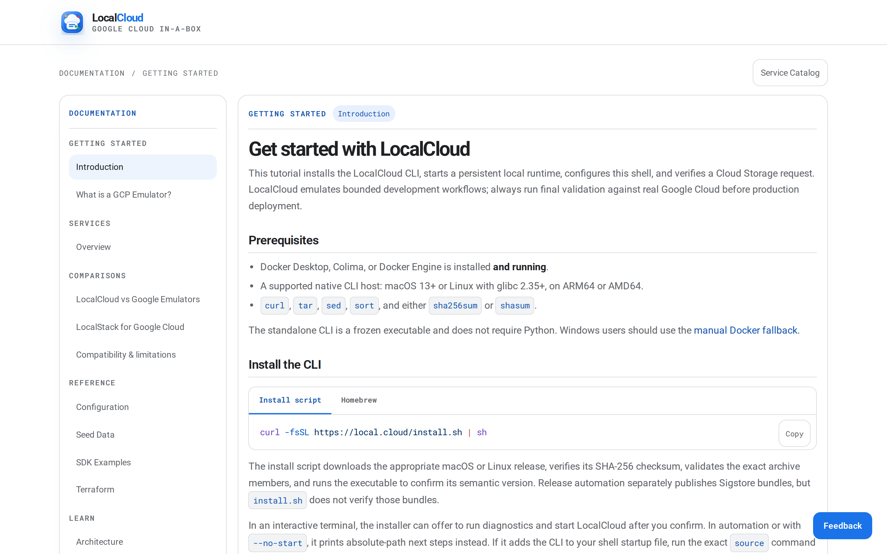 LocalCloud — docs