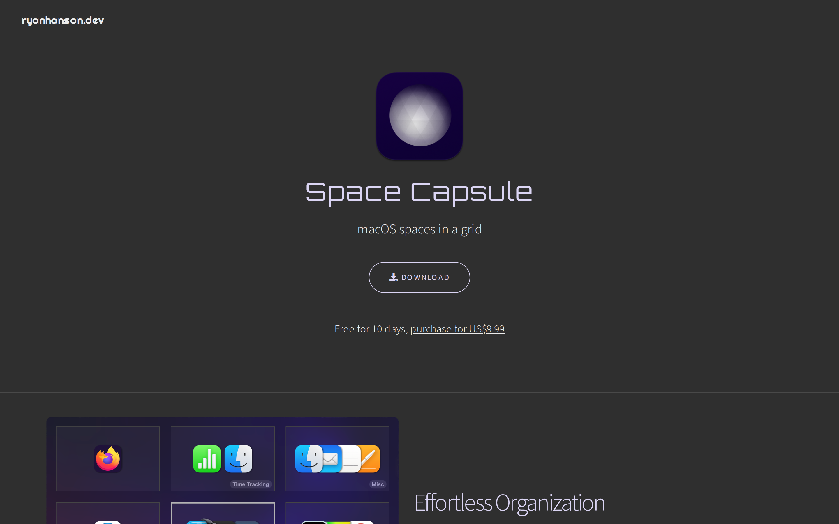 Space Capsule — hero