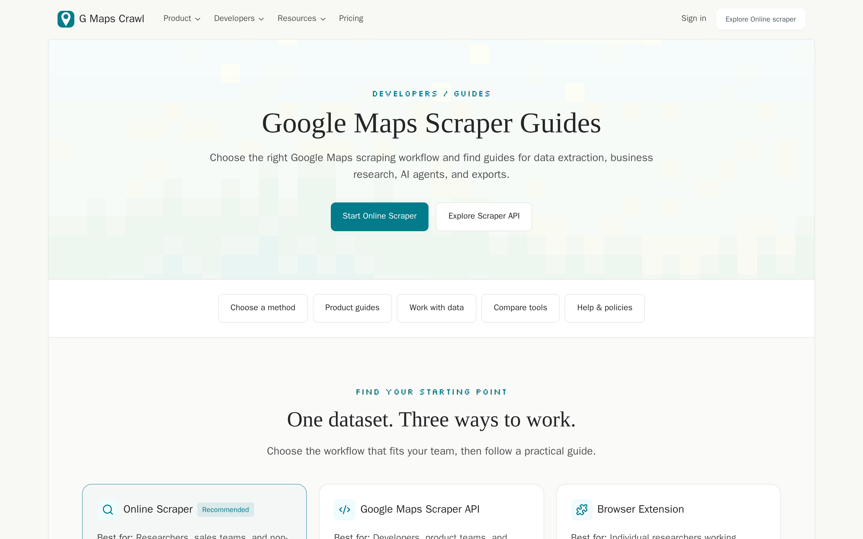 G Maps Crawl — docs