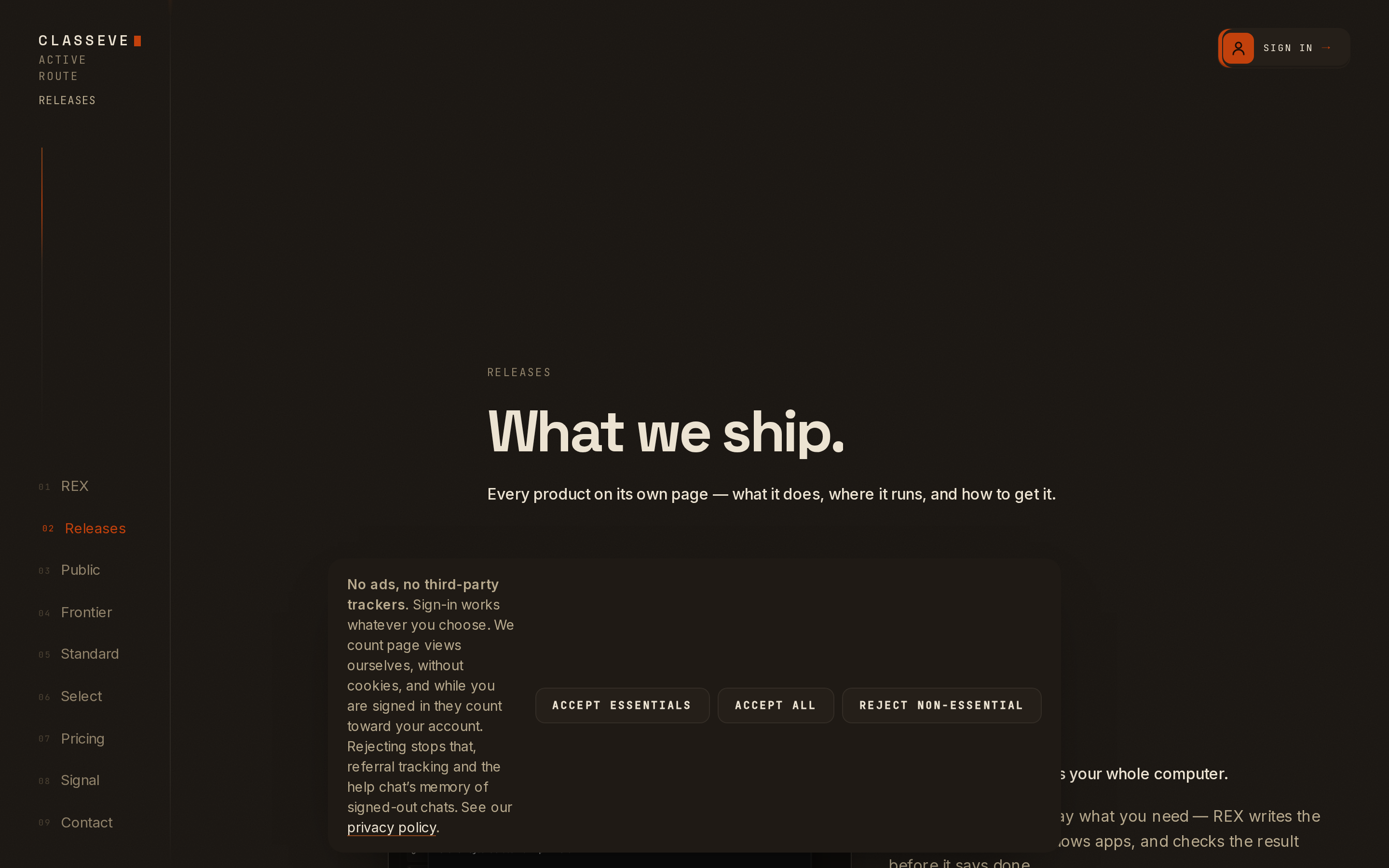 ClassEve — changelog