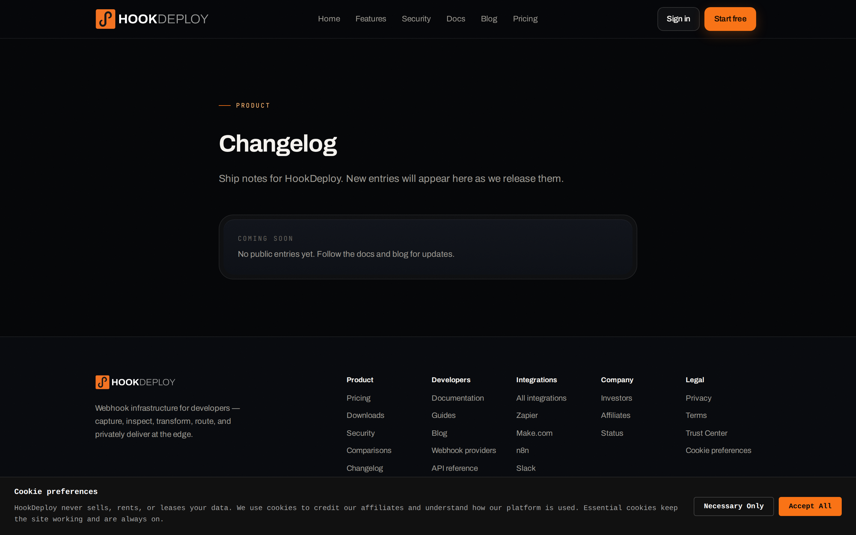 HookDeploy — changelog