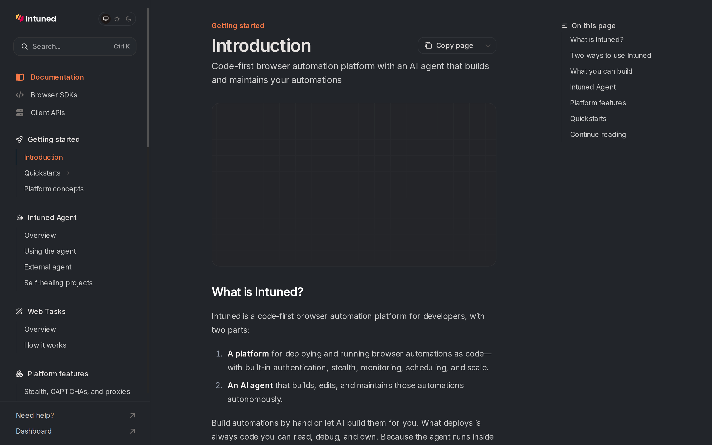Intuned — docs