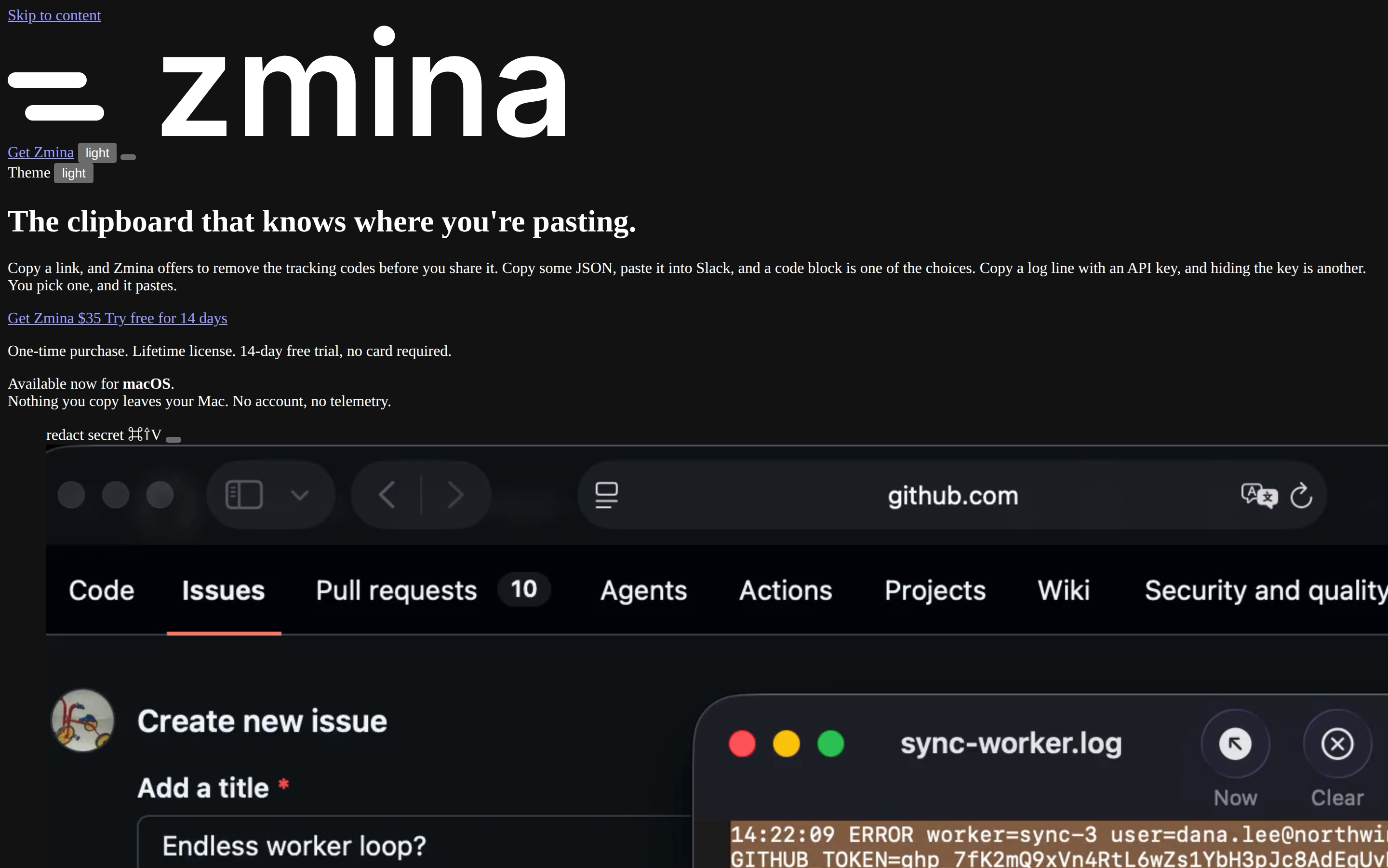 Zmina — hero