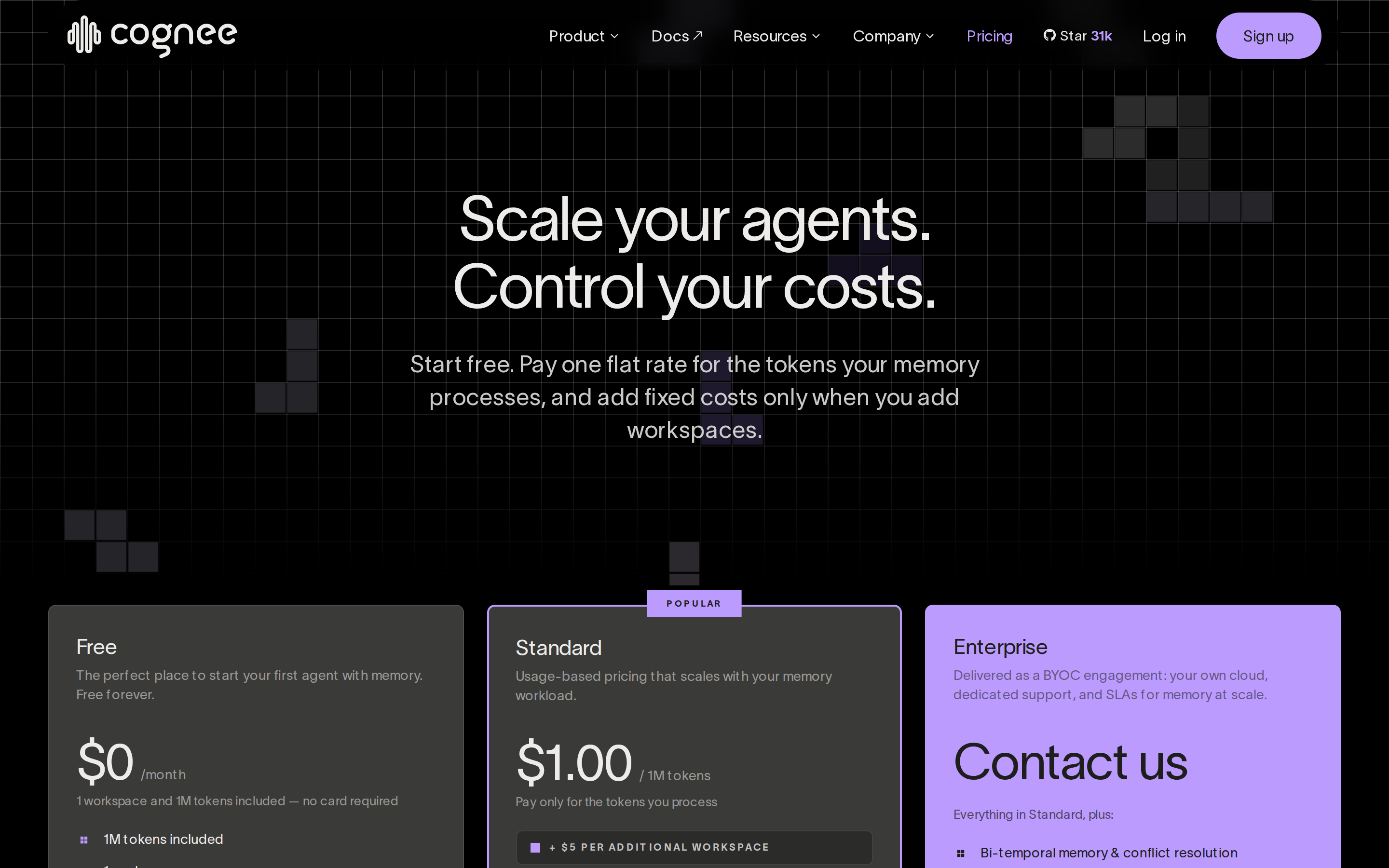 Cognee — pricing