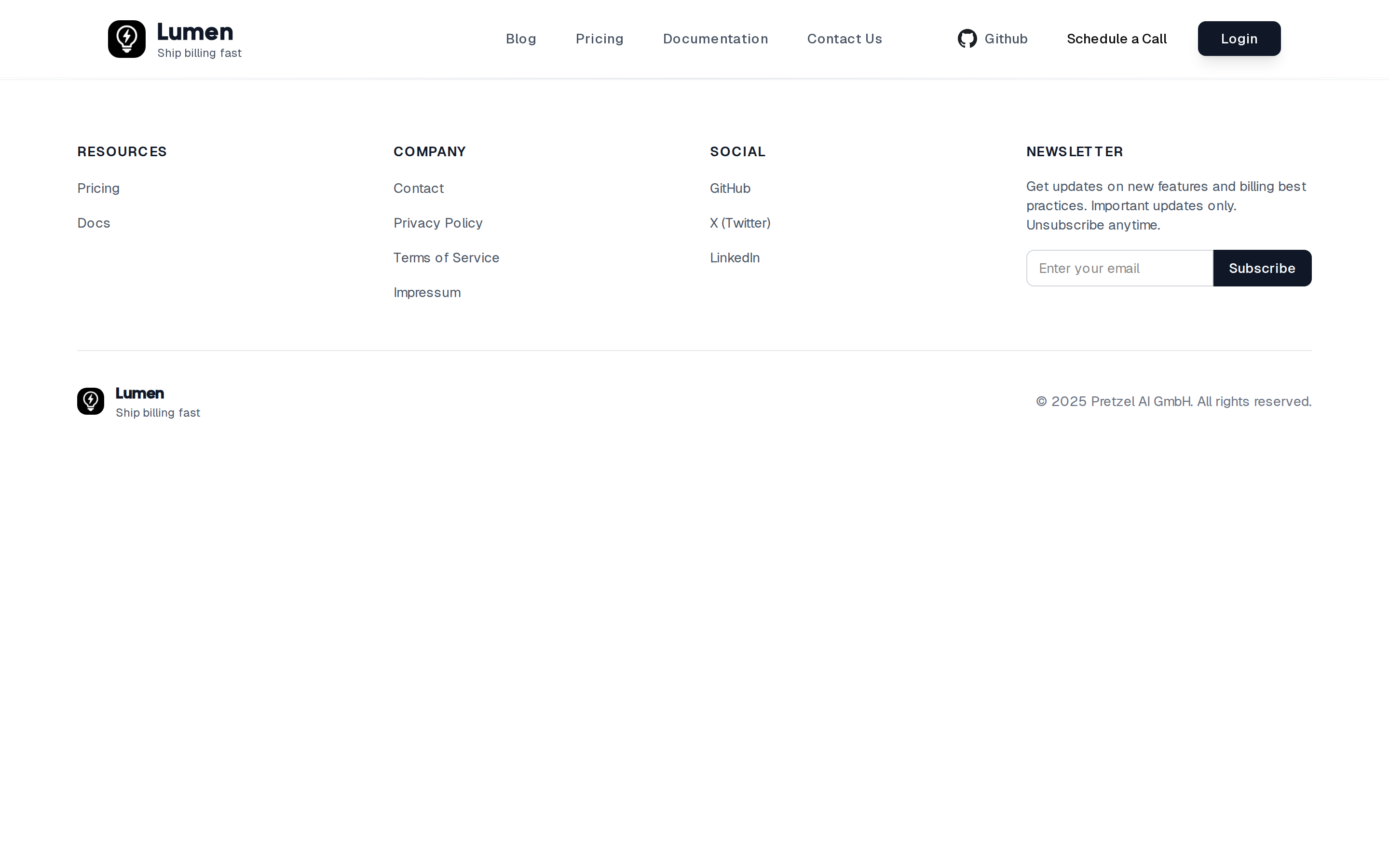 Lumen — pricing