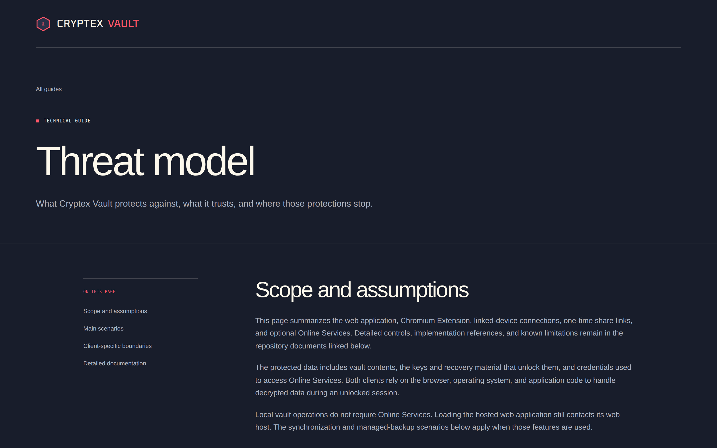 Cryptex Vault — docs
