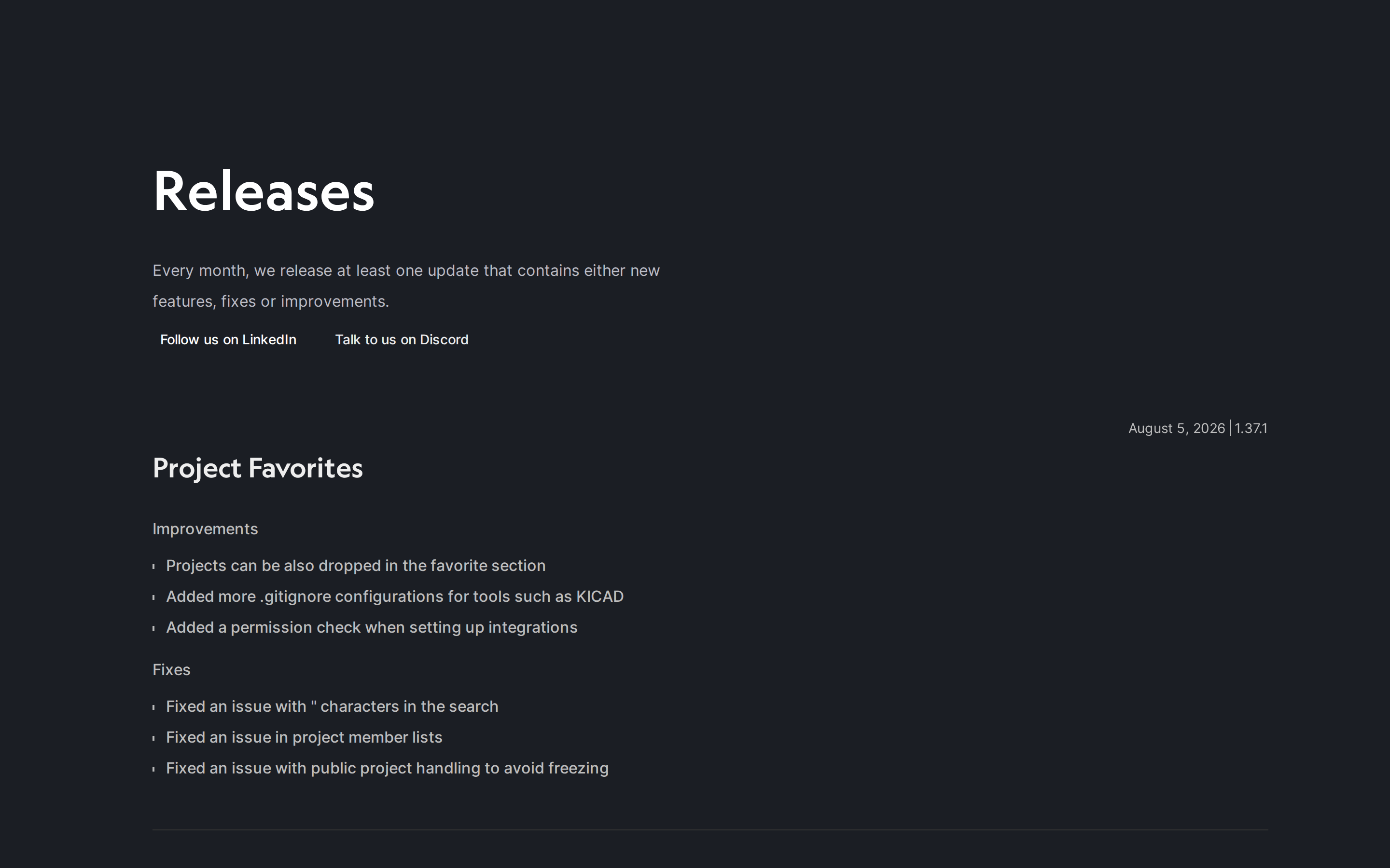 Anchorpoint for Lore — changelog