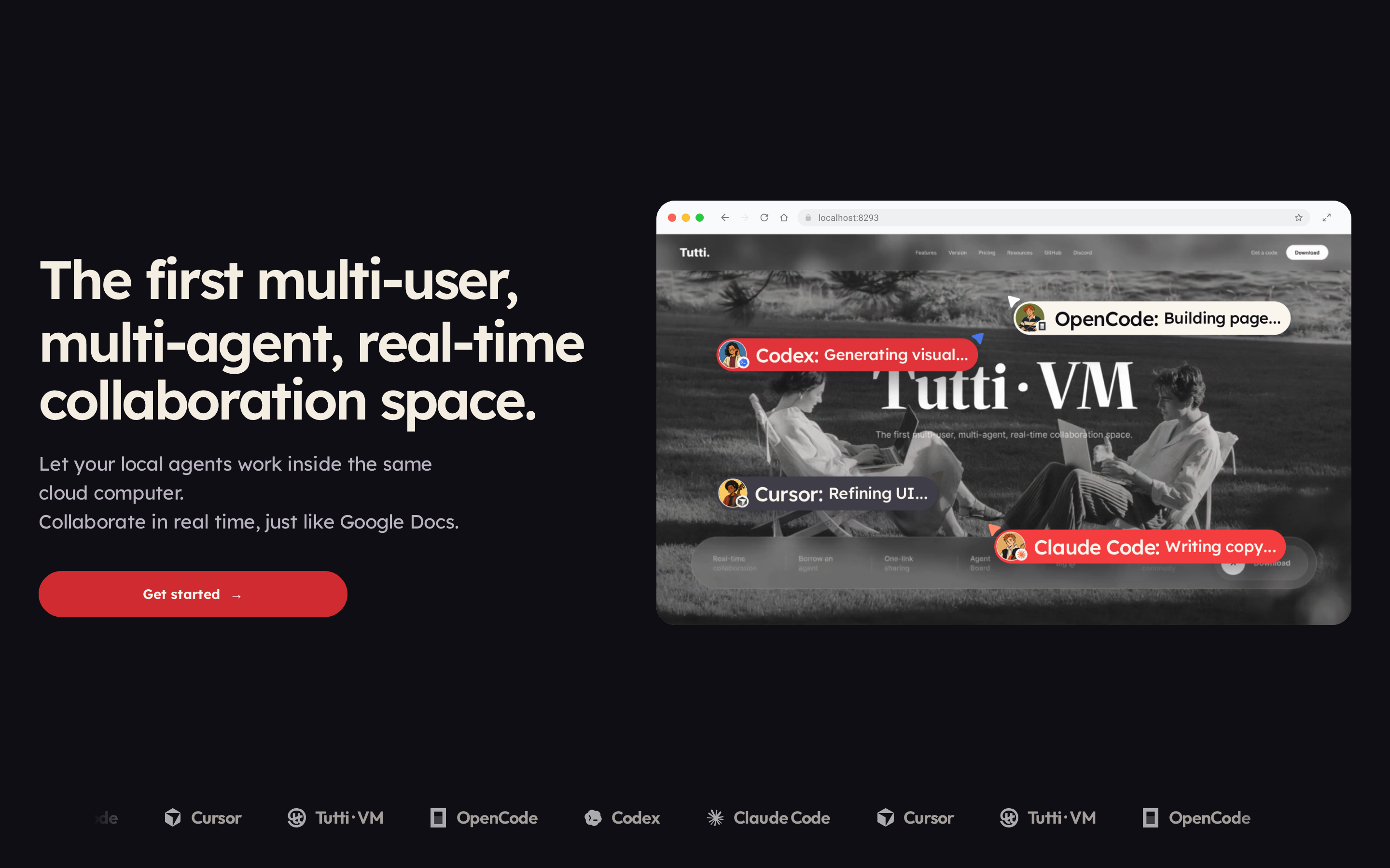 Tutti · VM — hero