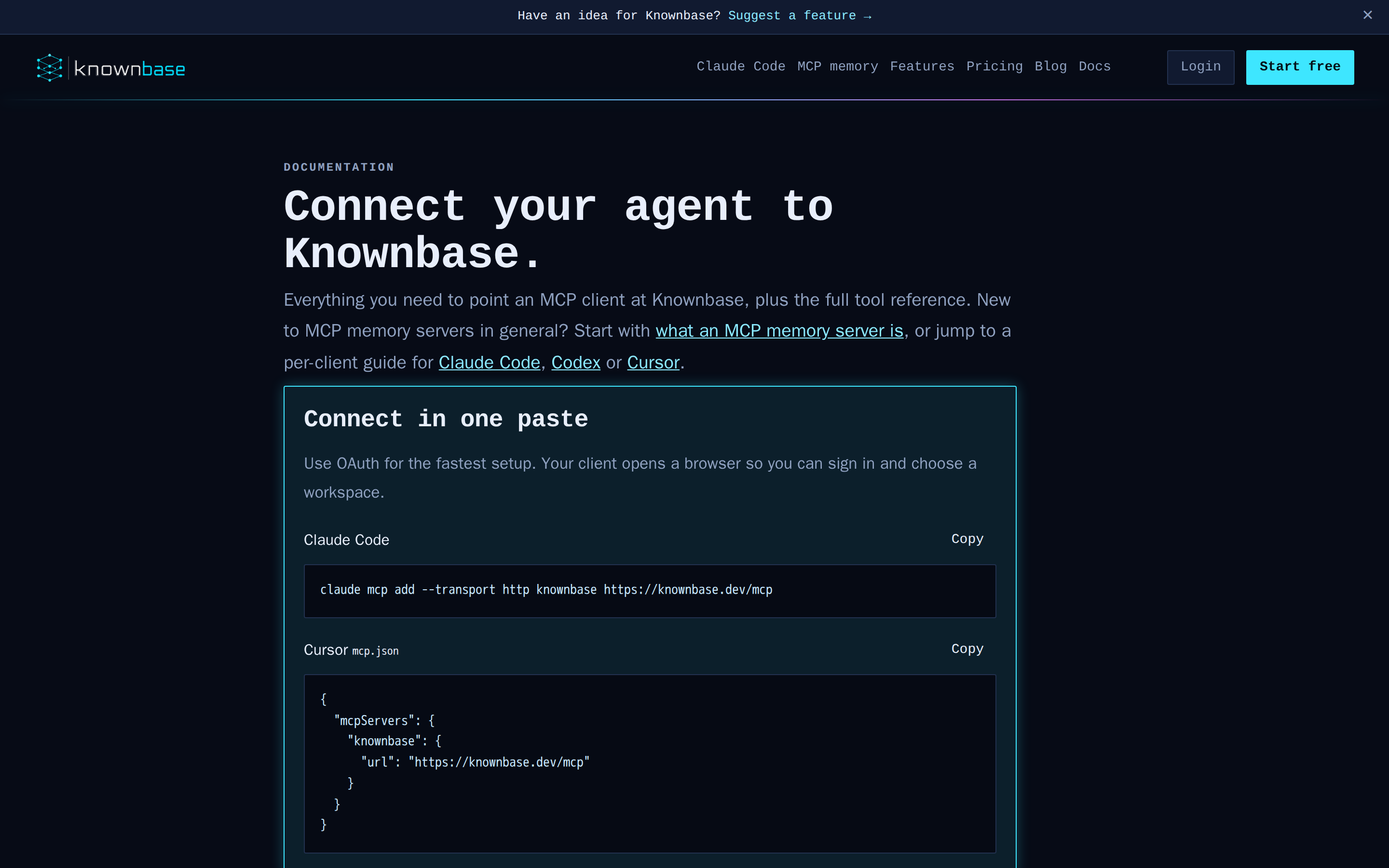 Knownbase — docs