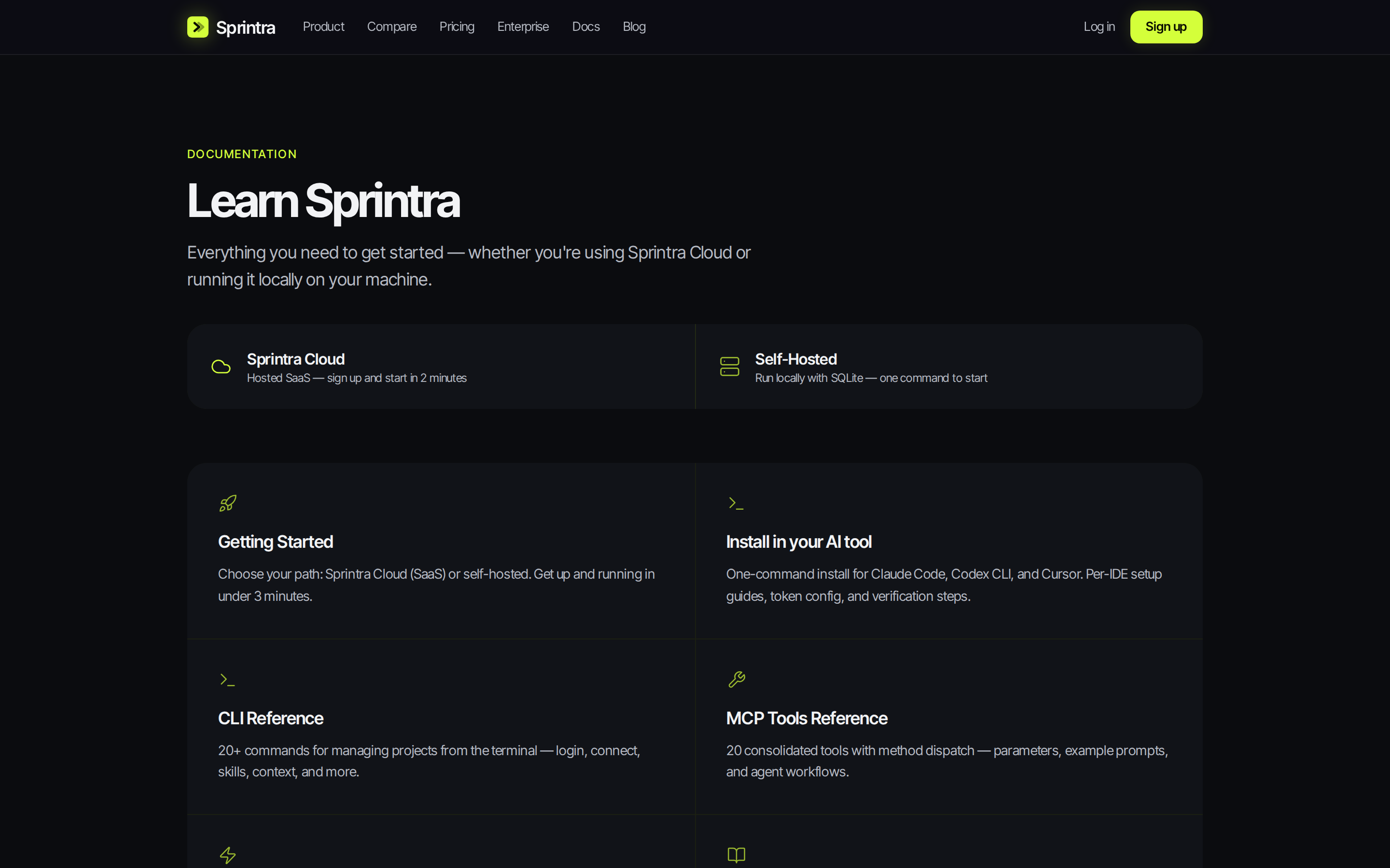 Sprintra — docs