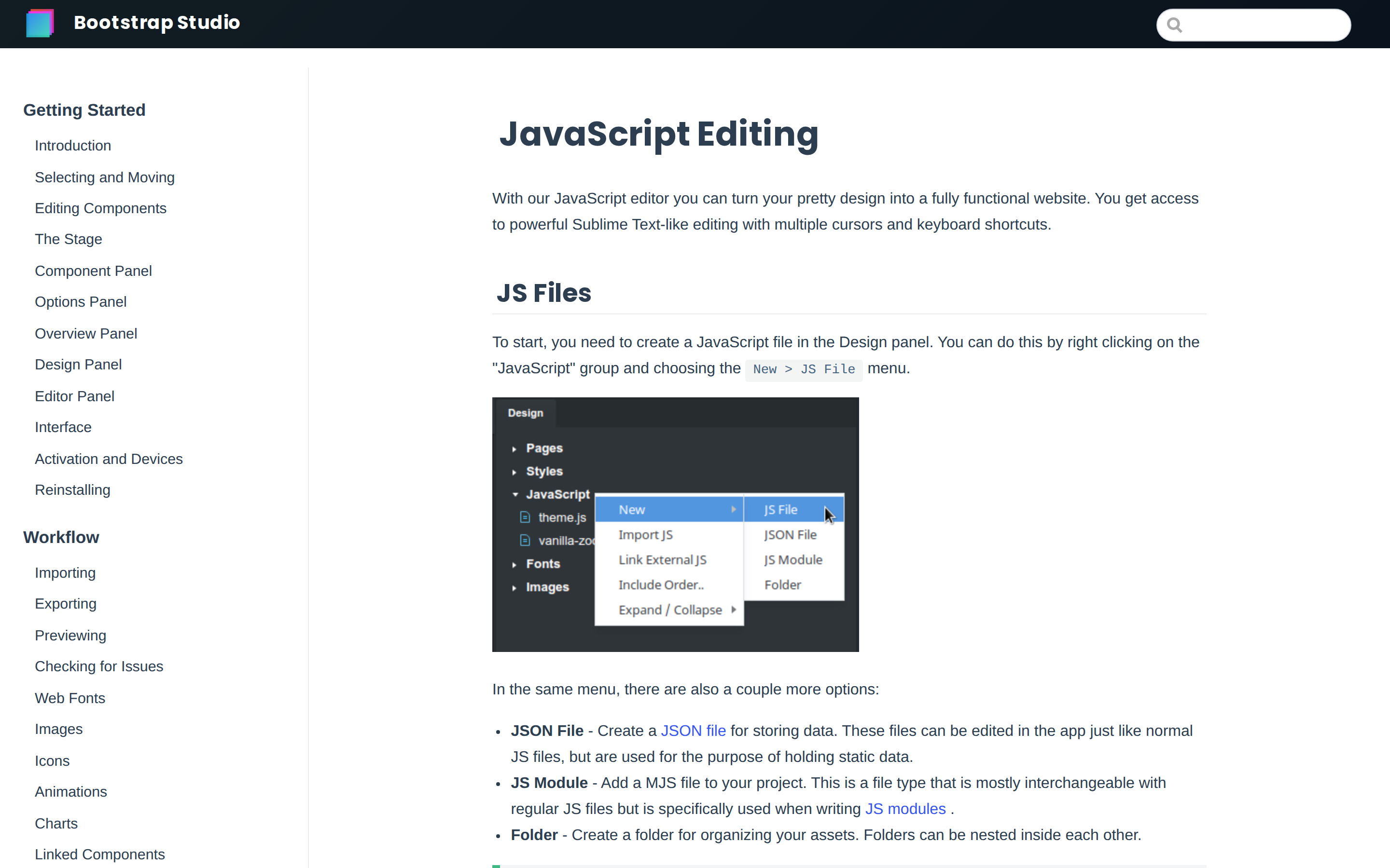 Bootstrap Studio — docs