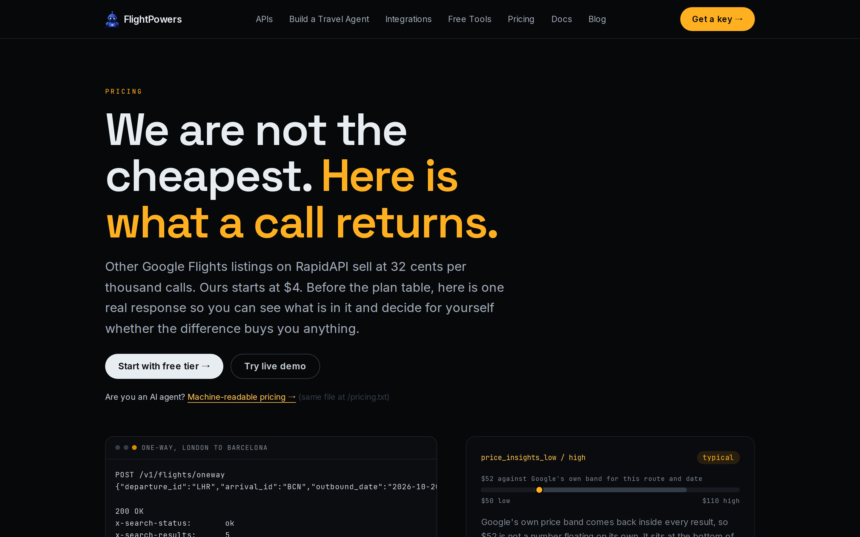 FlightPowers — pricing
