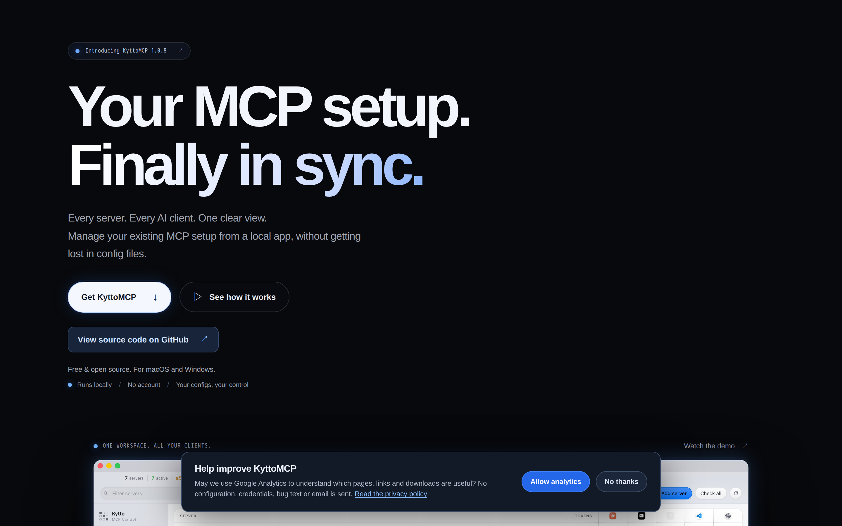 KyttoMCP — hero
