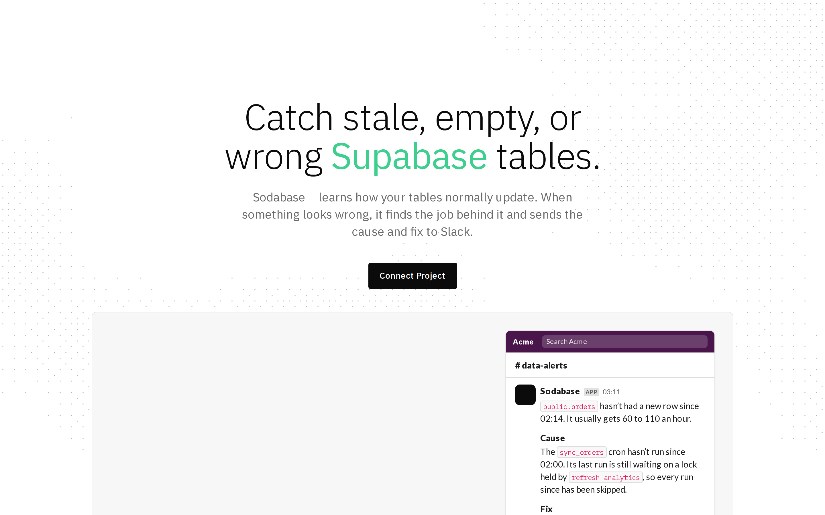 Sodabase — hero