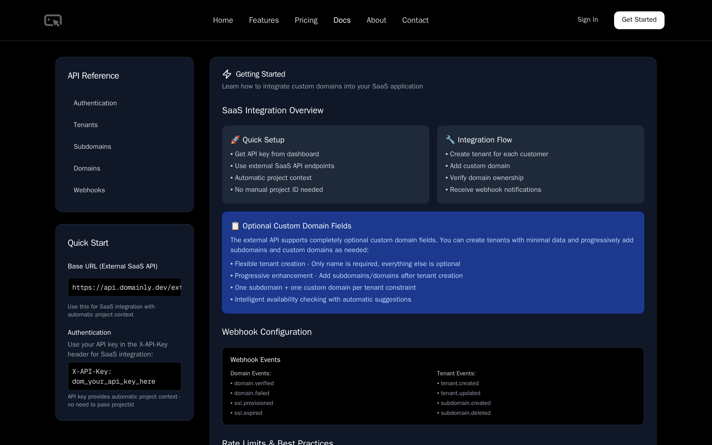 Domainly — docs