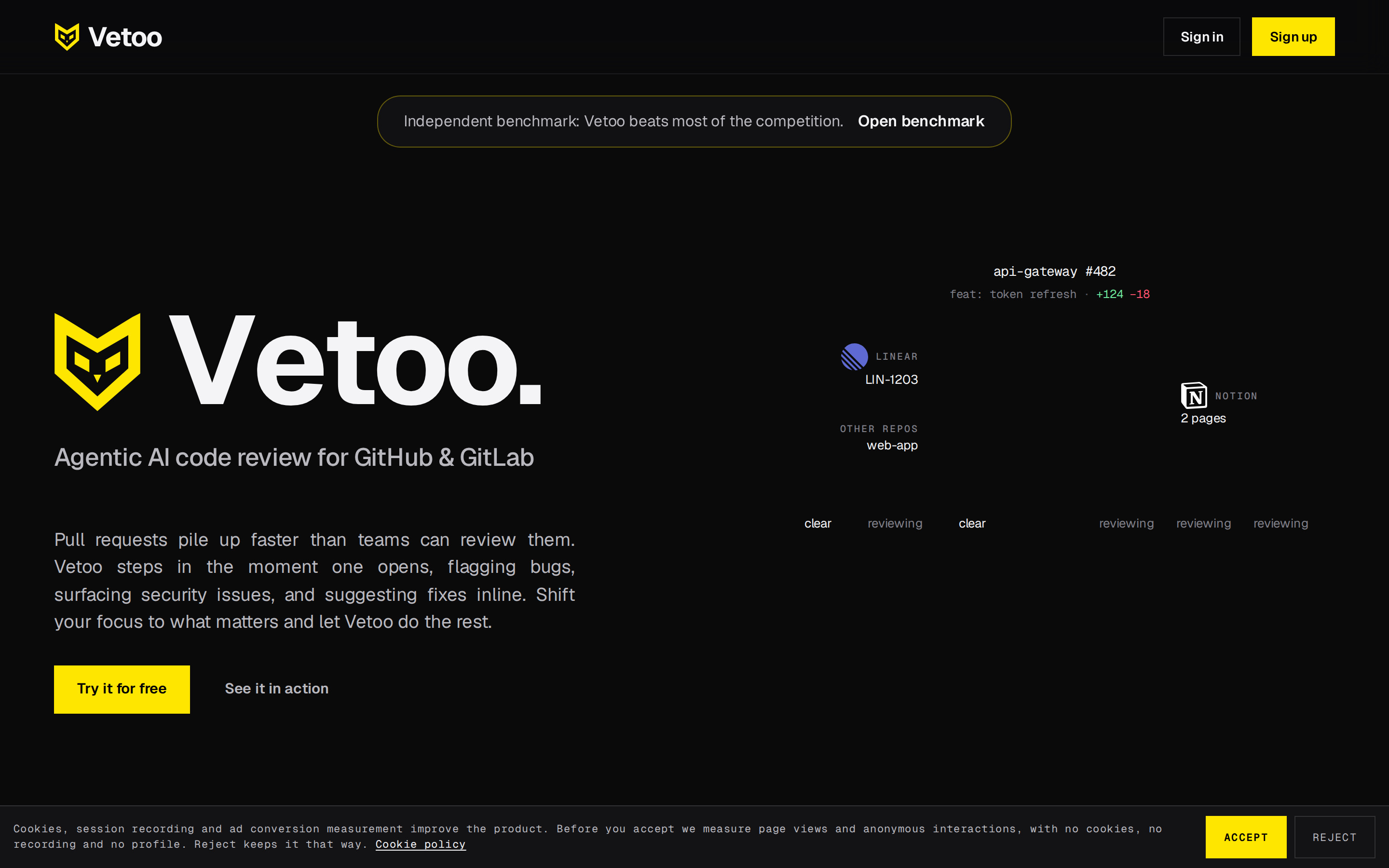 Vetoo — hero