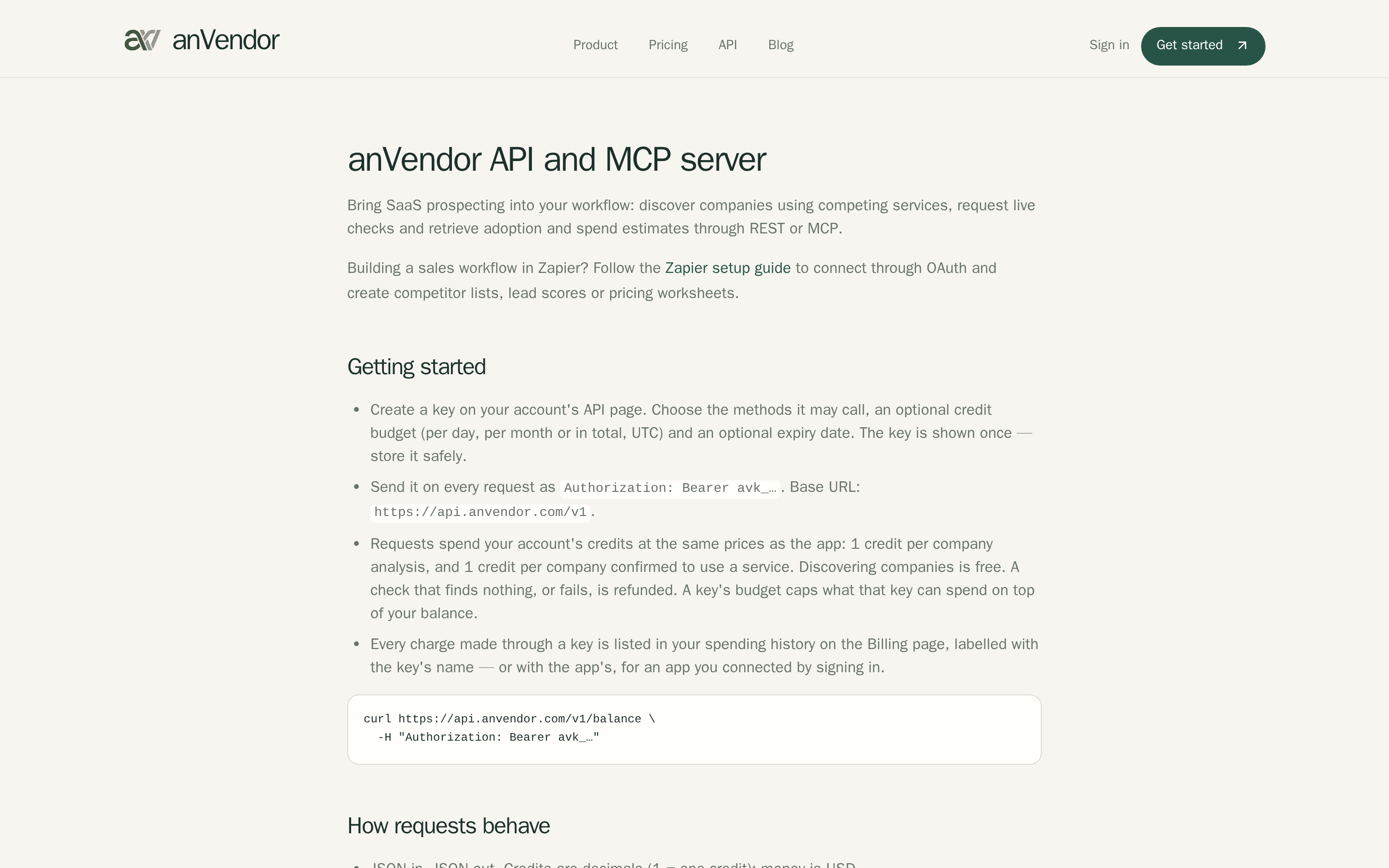 anVendor — docs