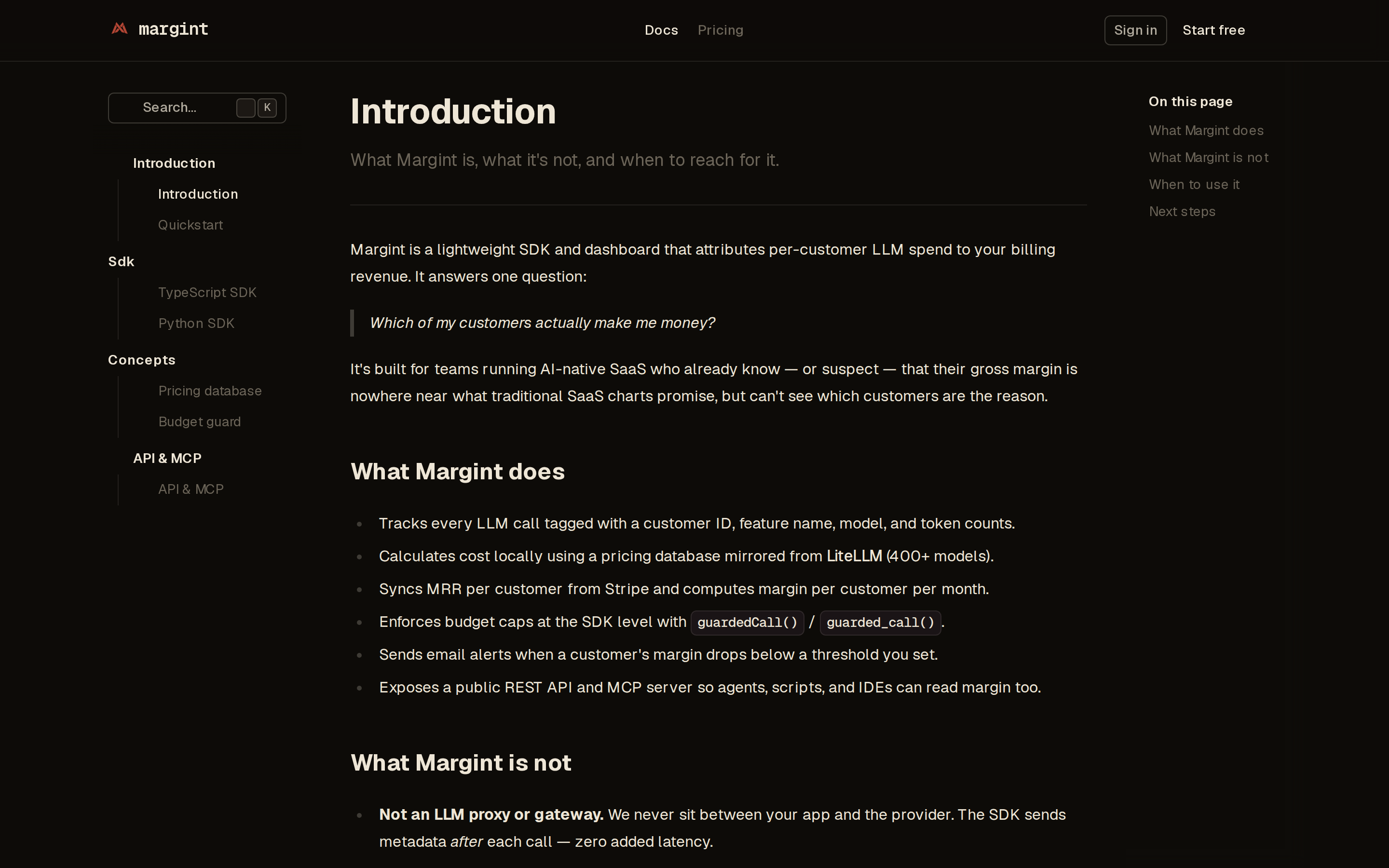 Margint — docs