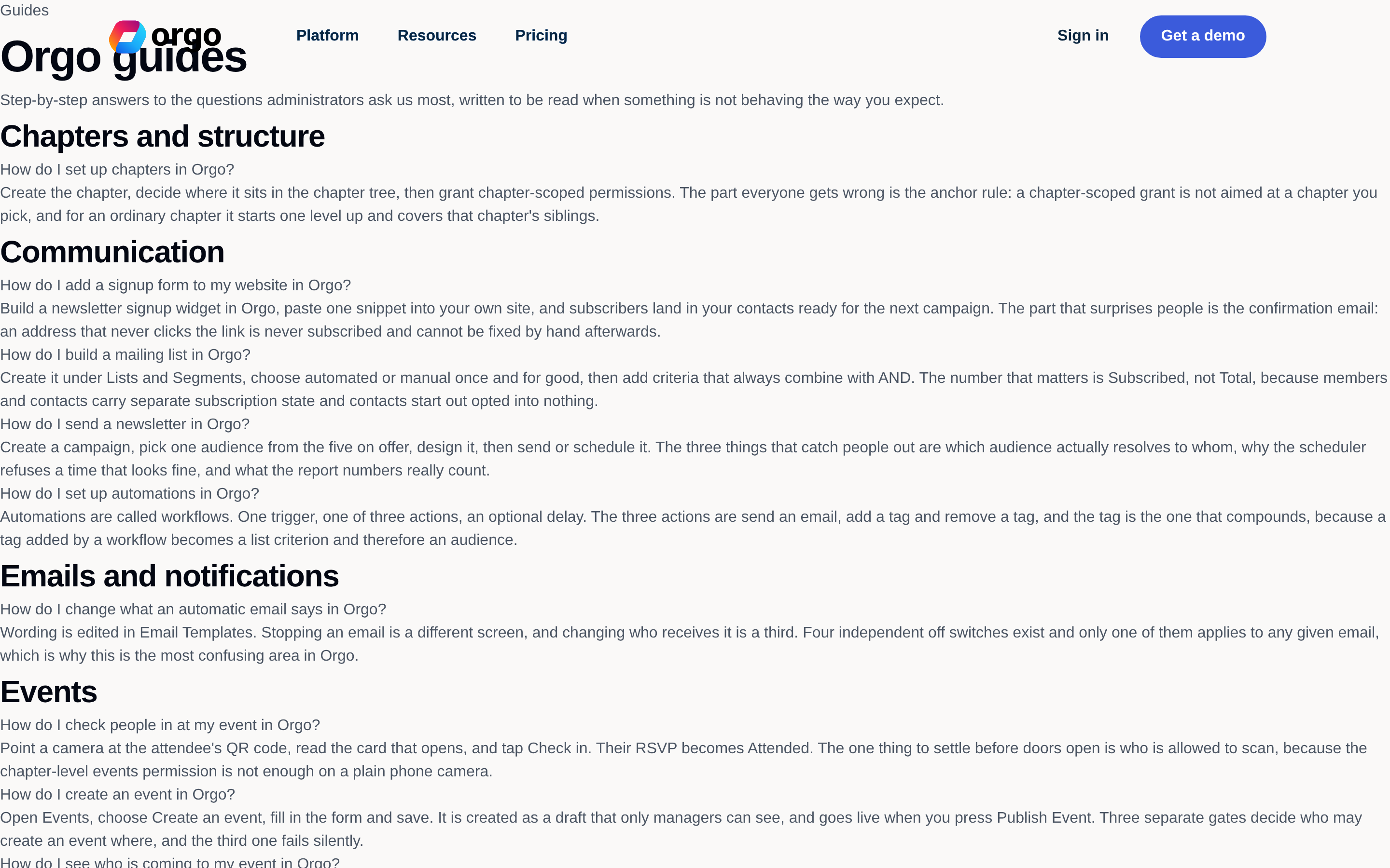 Orgo — docs