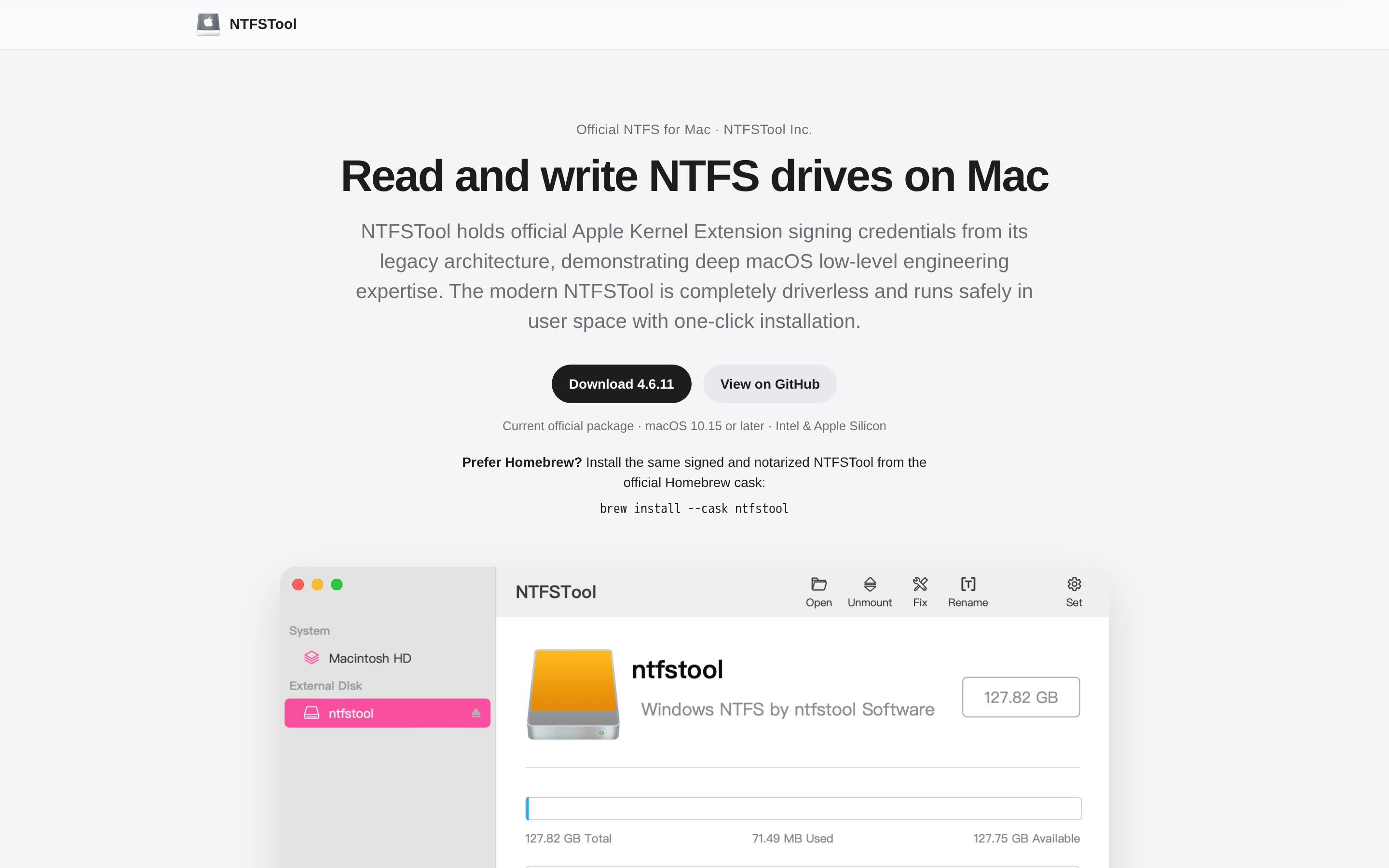 NTFSTool — hero