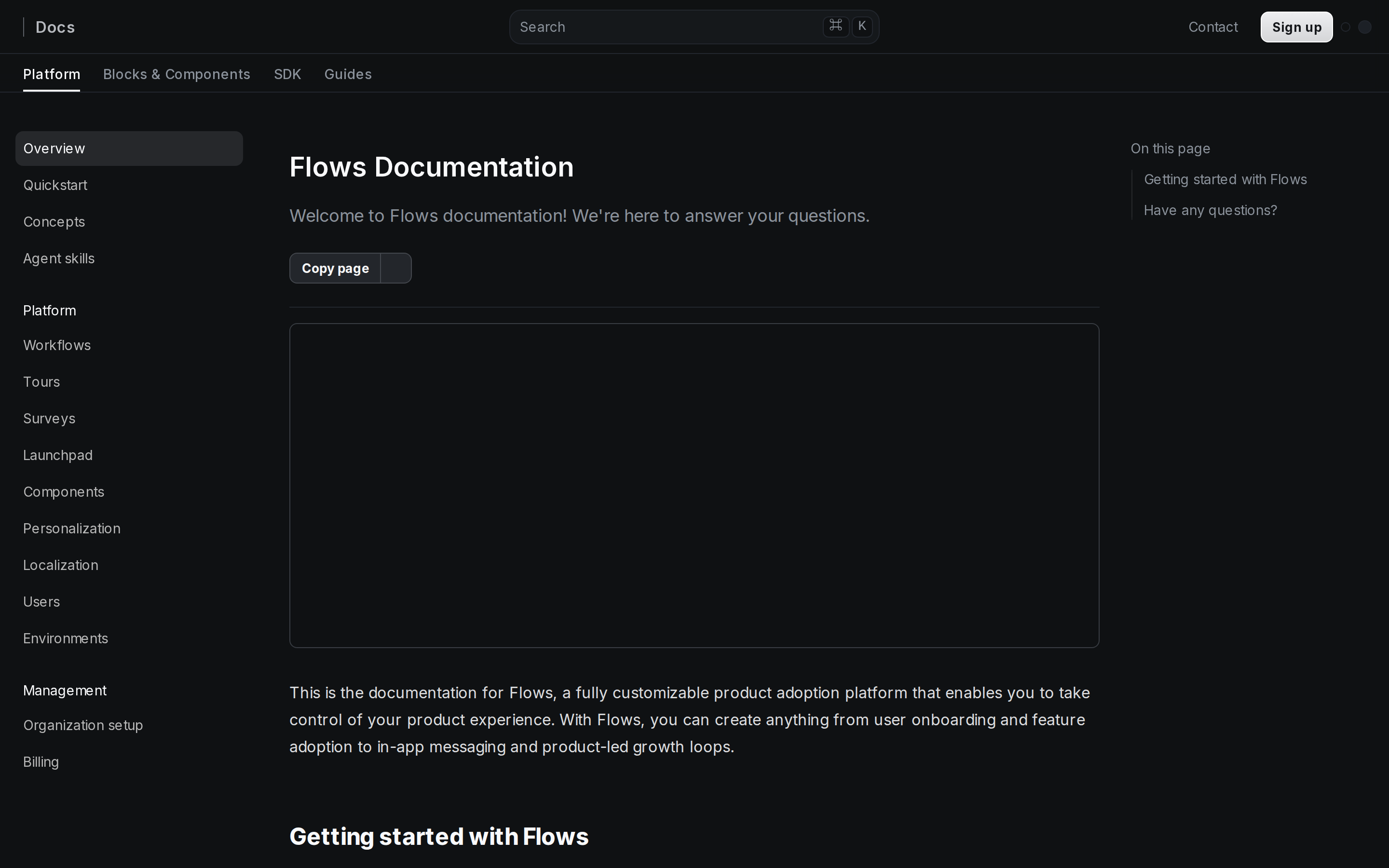 Flows — docs