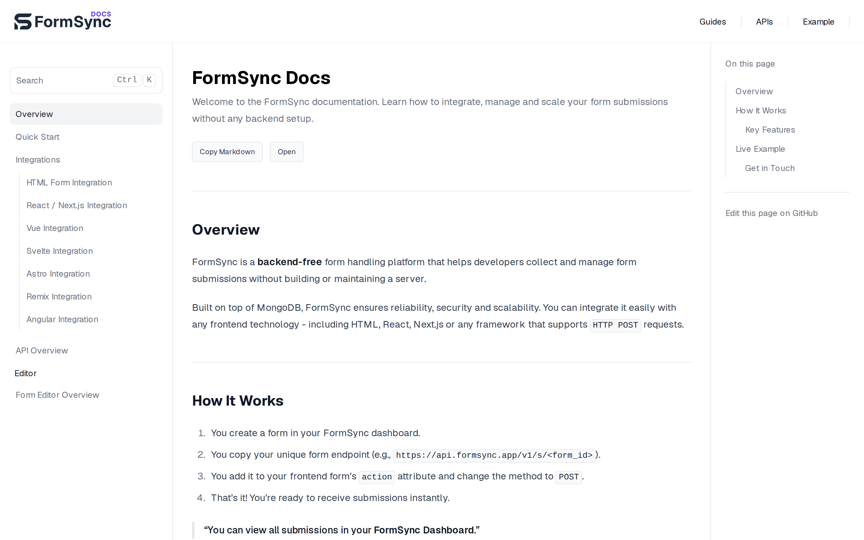 FormSync — docs
