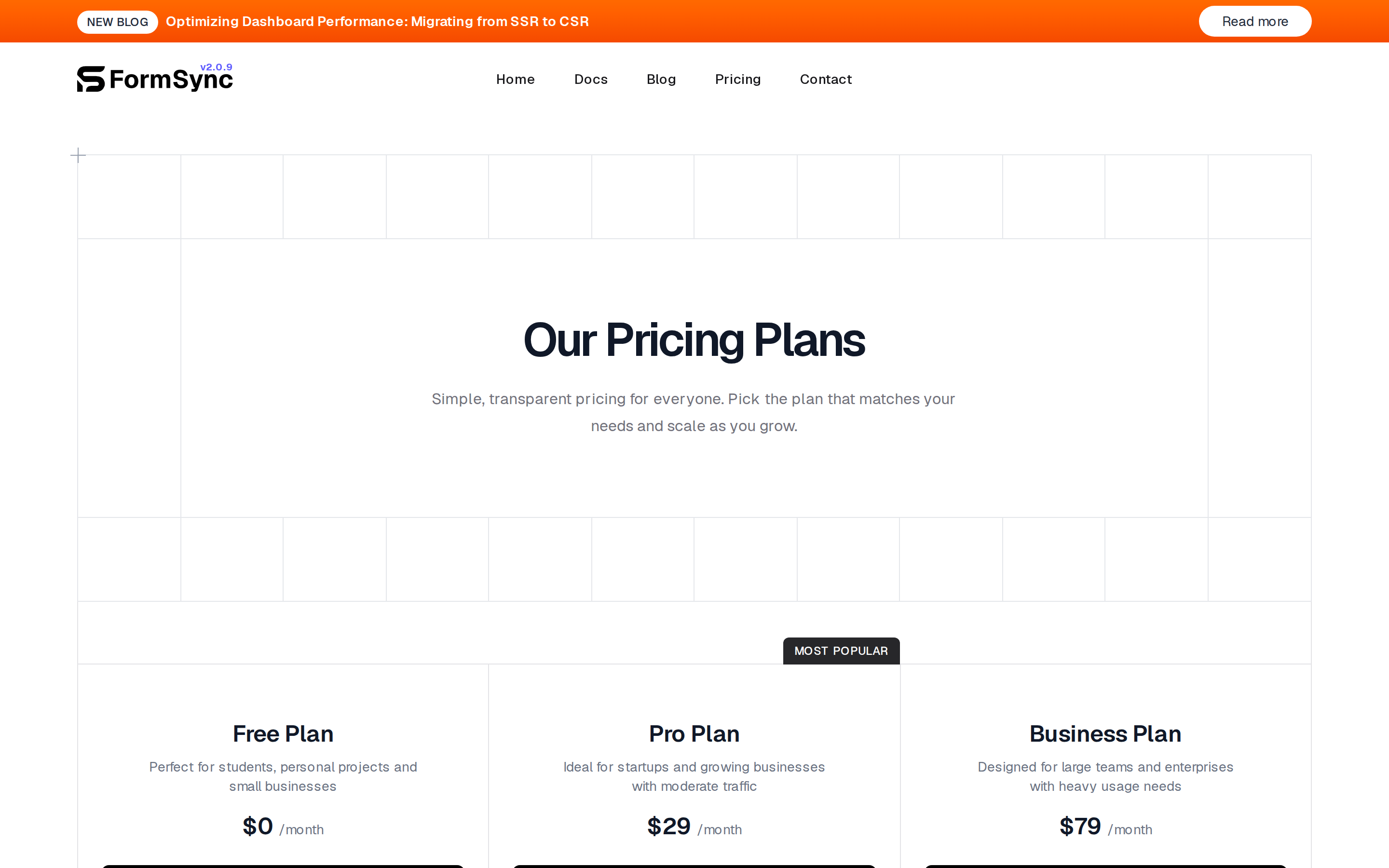 FormSync — pricing