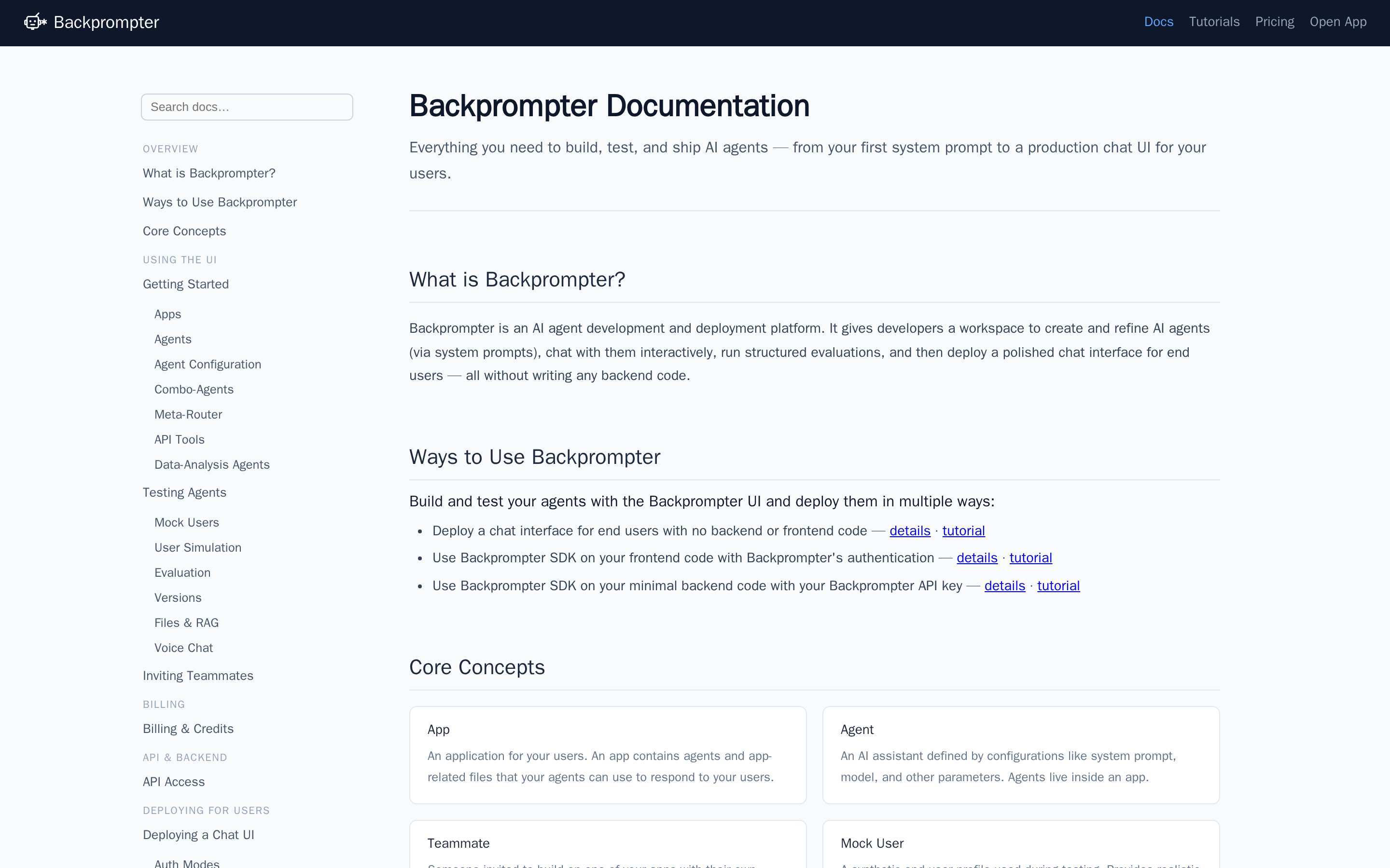 Backprompter — docs