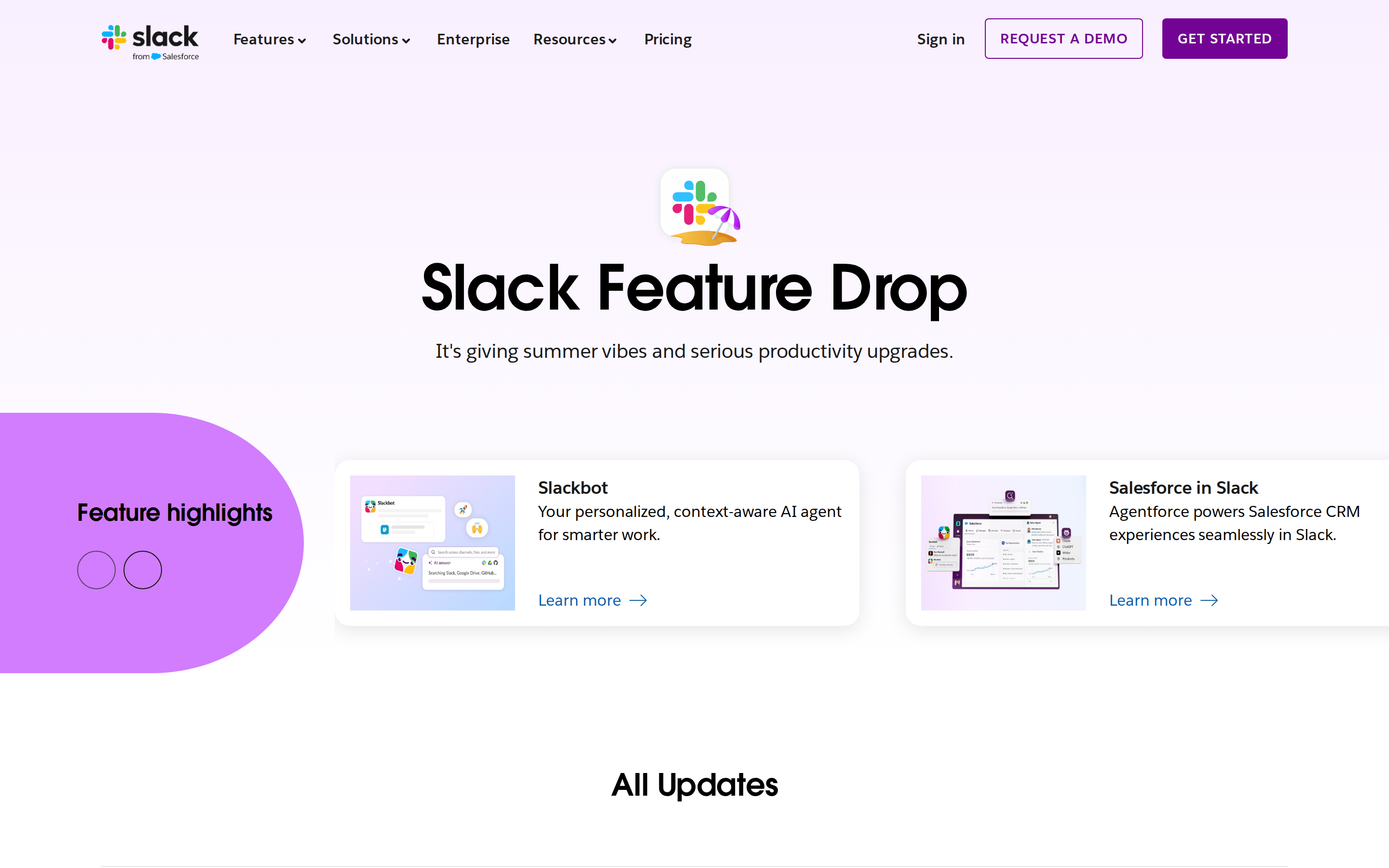 Slack — changelog