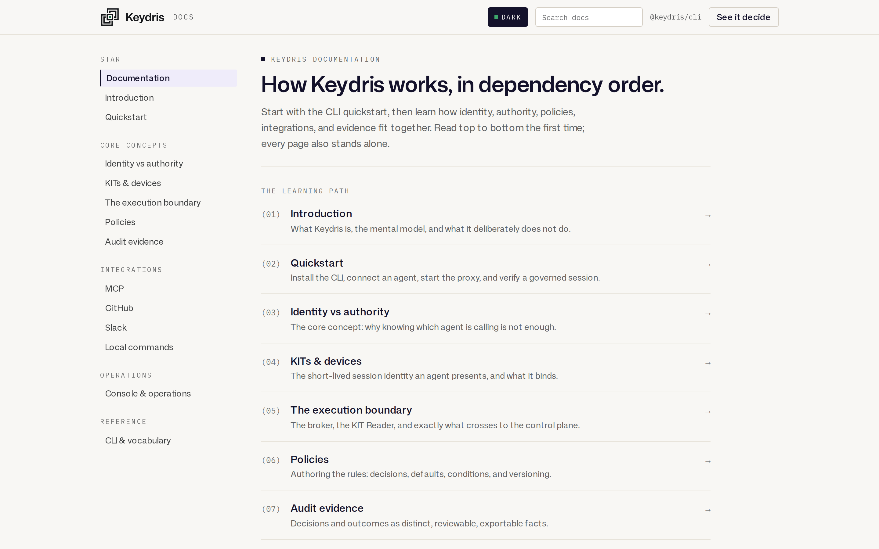 Keydris — docs