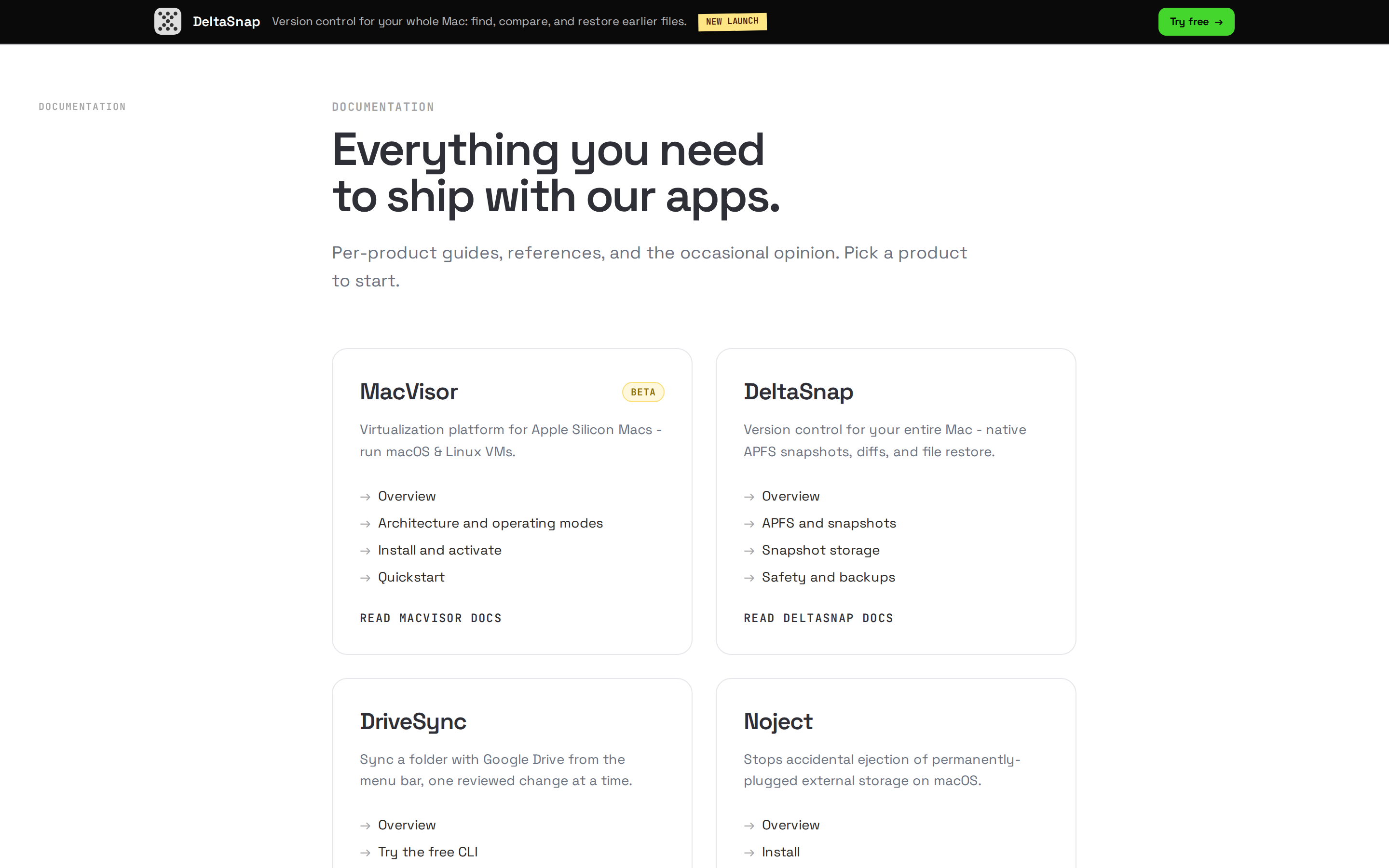 DeltaSnap — docs
